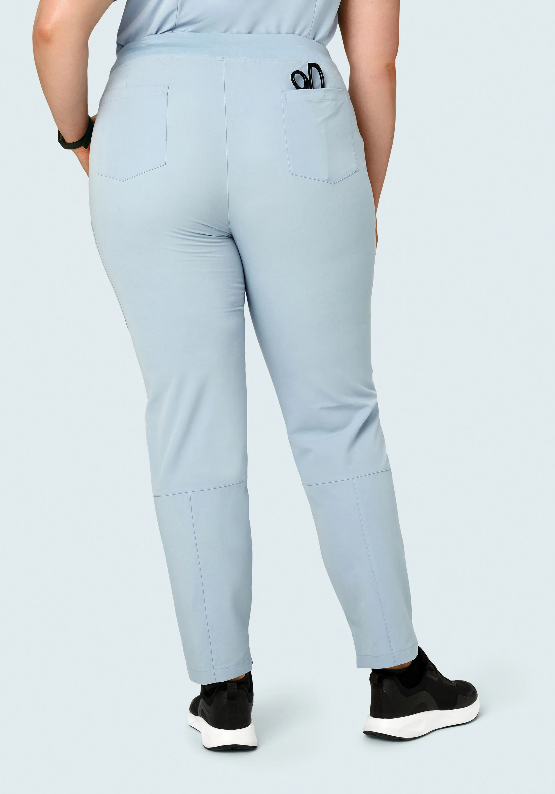 6 Pocket Slim Pants Powder Blue - Image 9