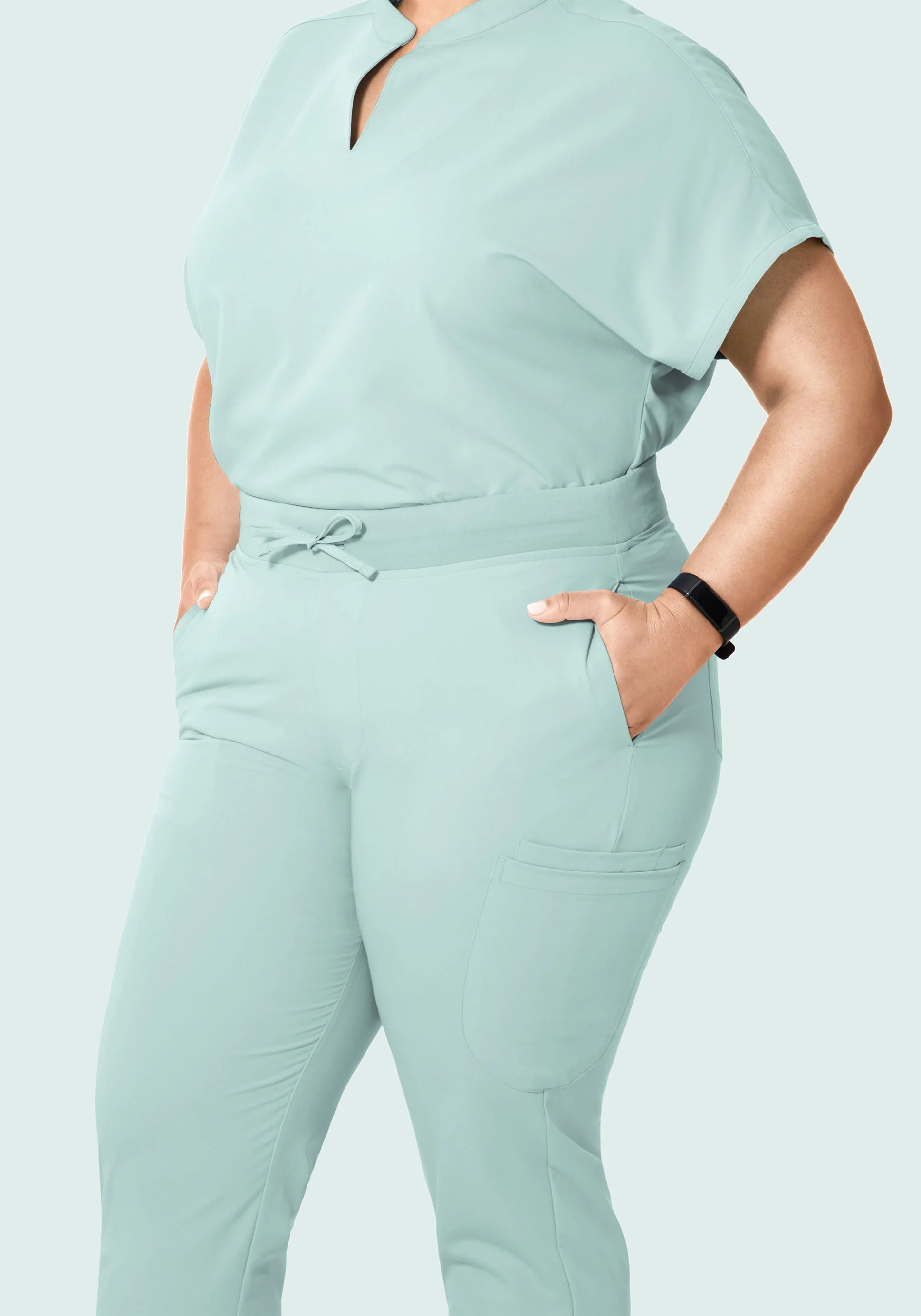 6 Pocket Slim Pants Sterling Blue - Image 6