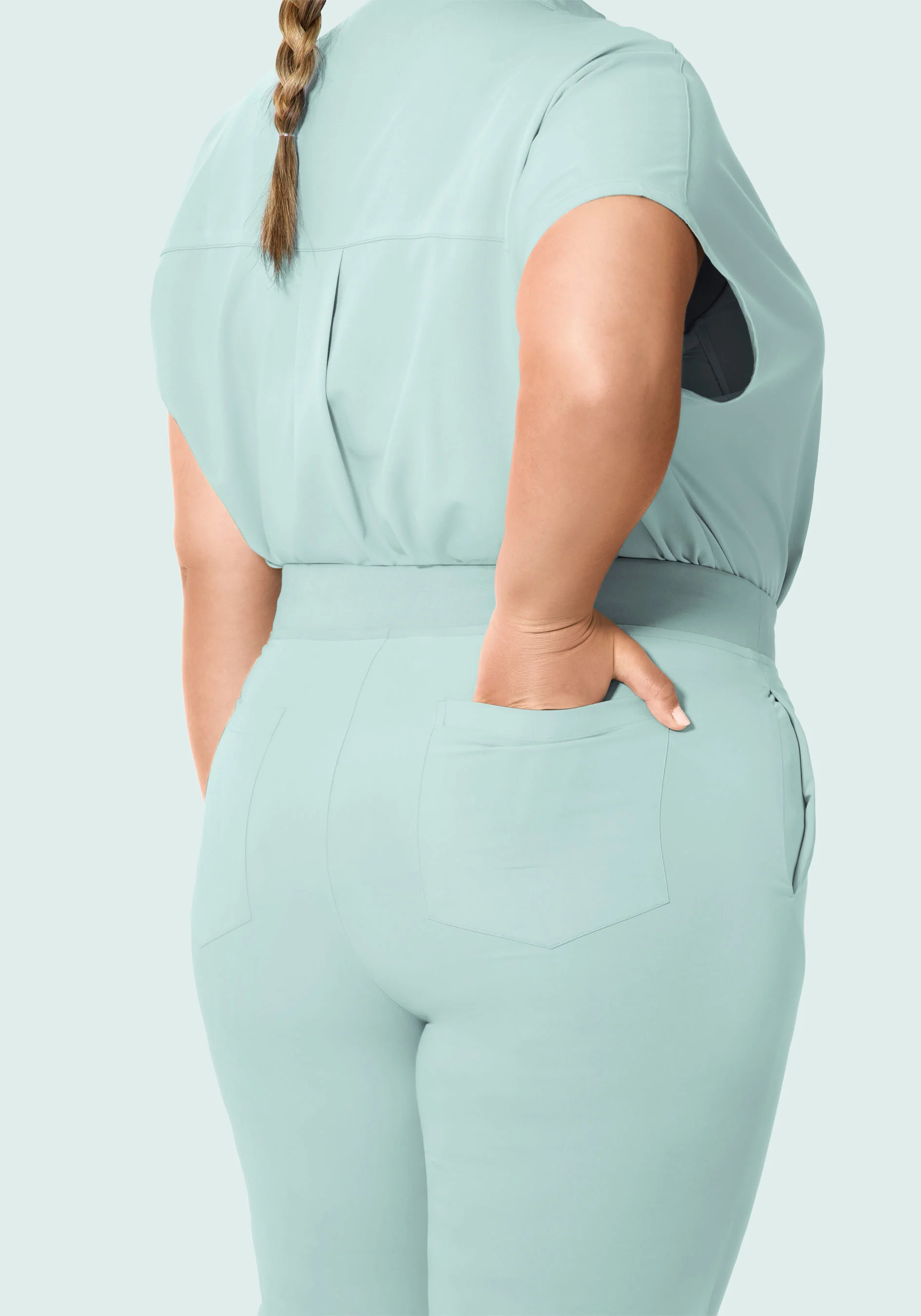6 Pocket Slim Pants Sterling Blue - Image 7