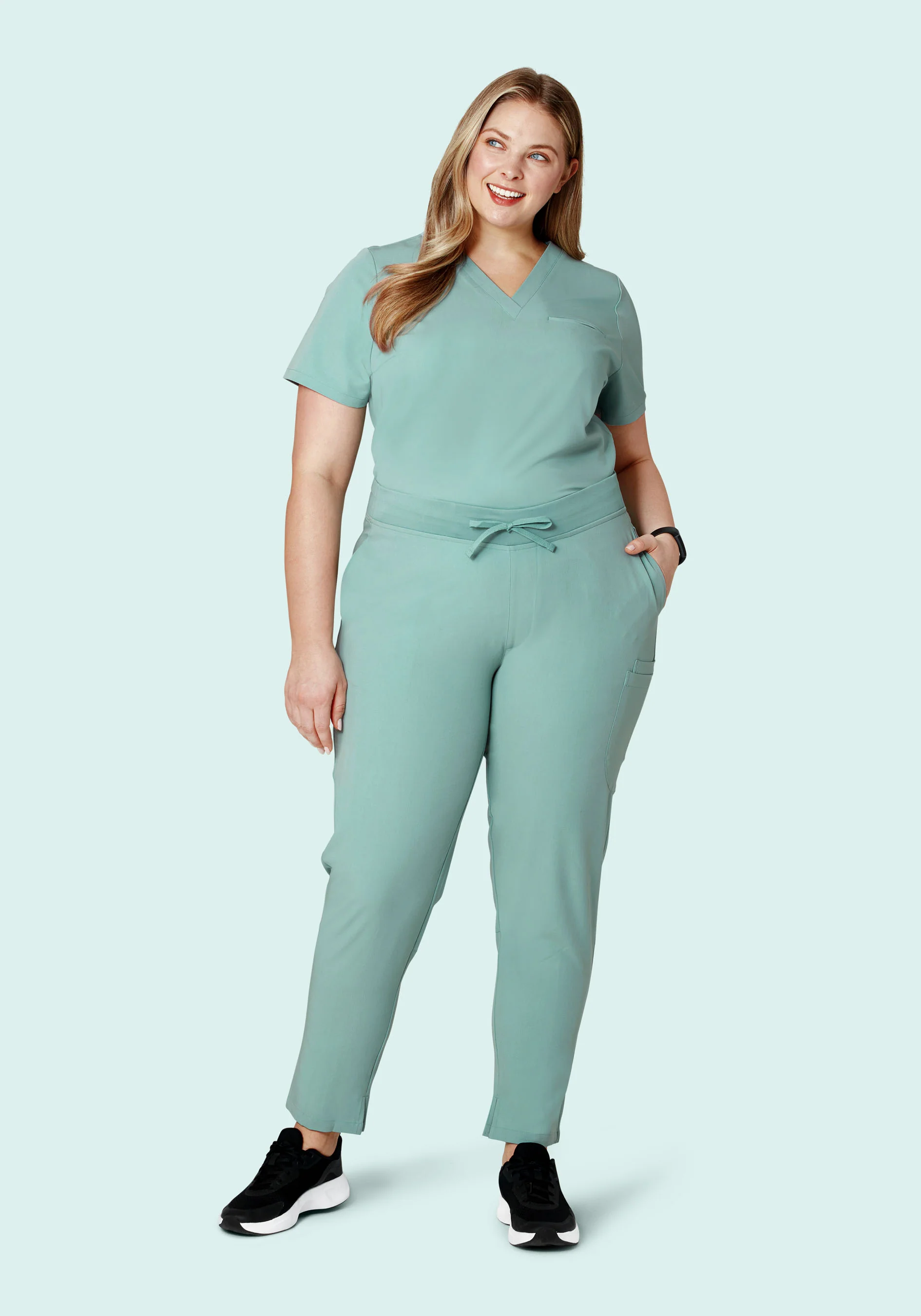 6 Pocket Slim Pants Tourmaline - Image 6