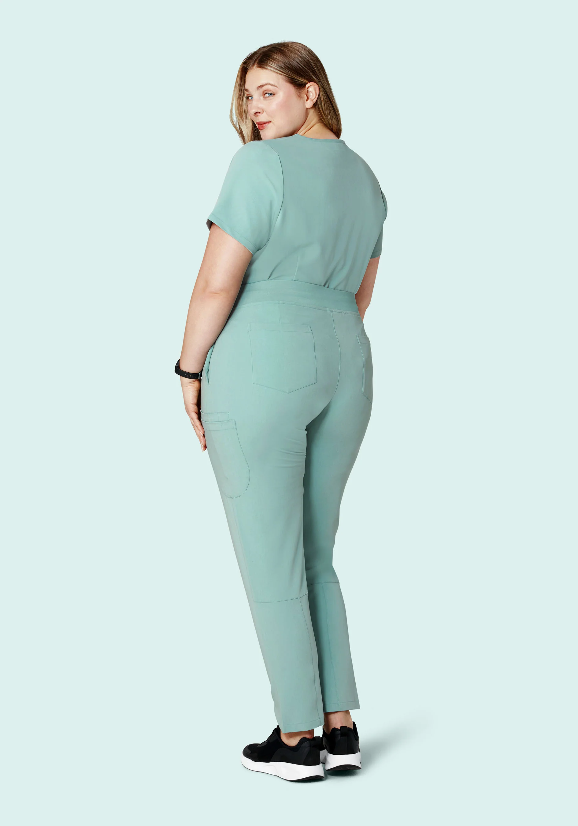 6 Pocket Slim Pants Tourmaline - Image 7