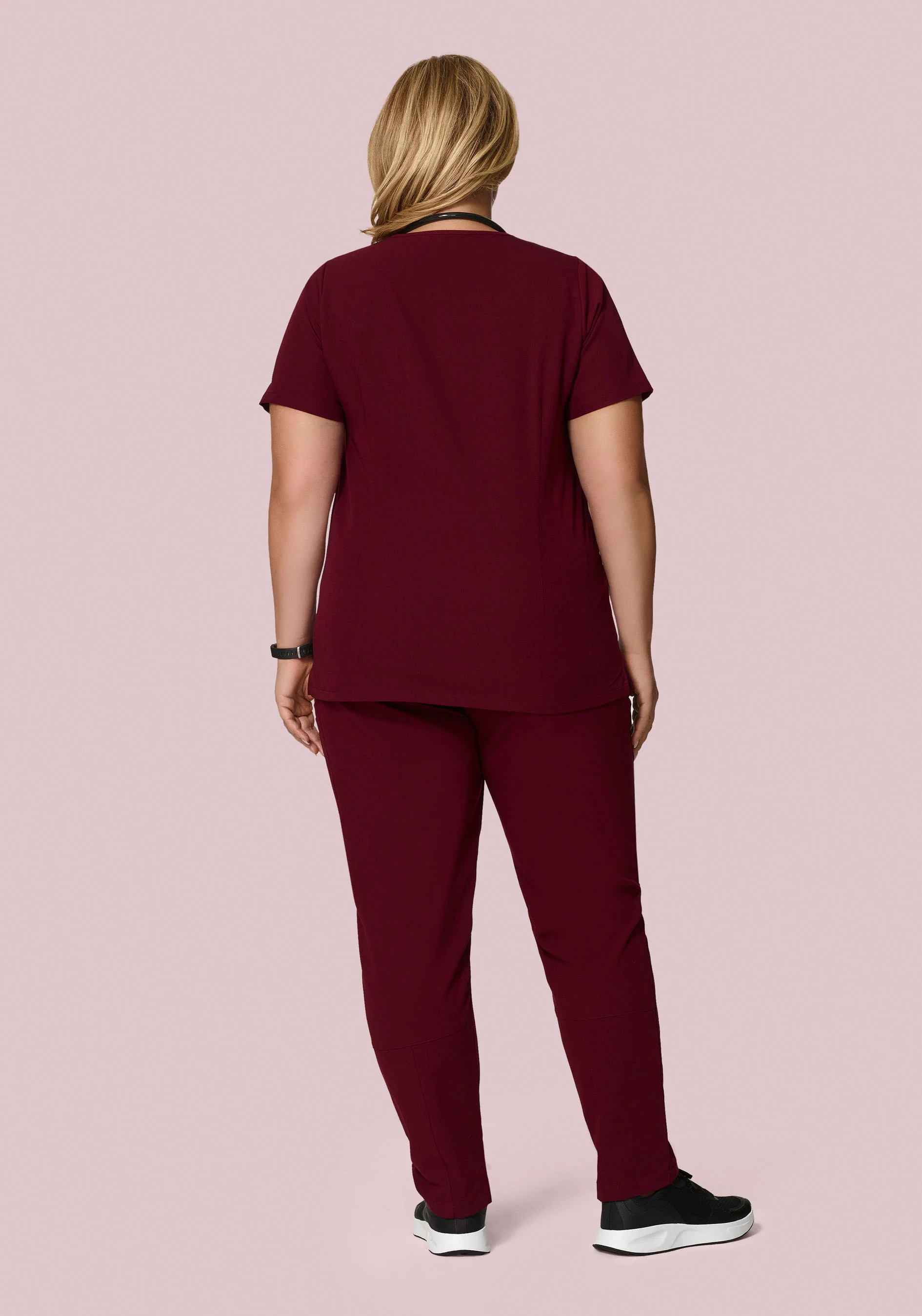 6 Pocket Slim Pants Wine - Image 8