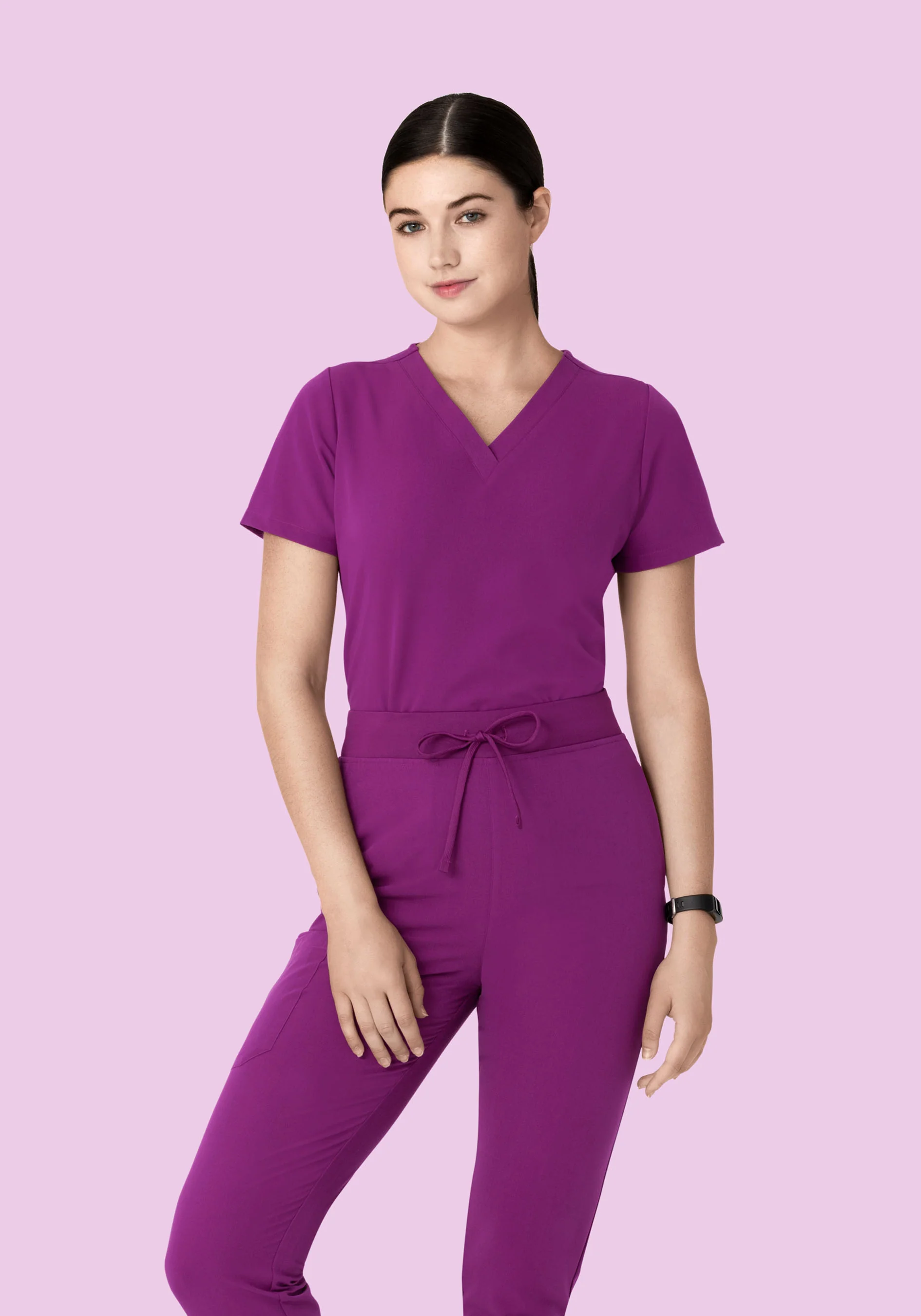 6 Pocket Top Dark Orchid - Image 2