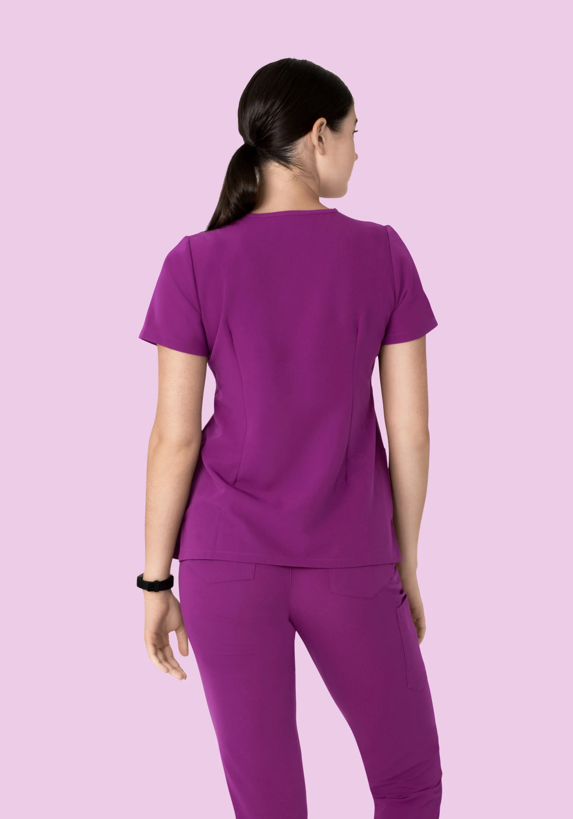 6 Pocket Top Dark Orchid - Image 5