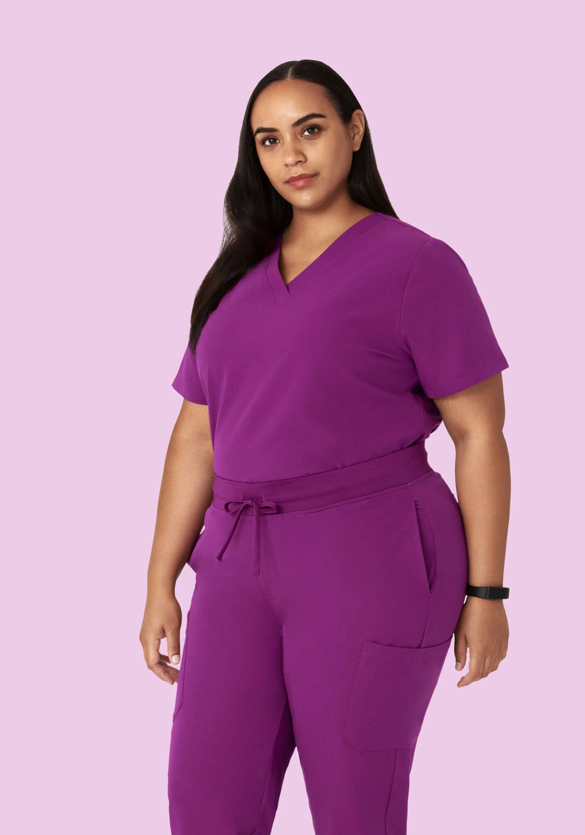 6 Pocket Top Dark Orchid - Image 7