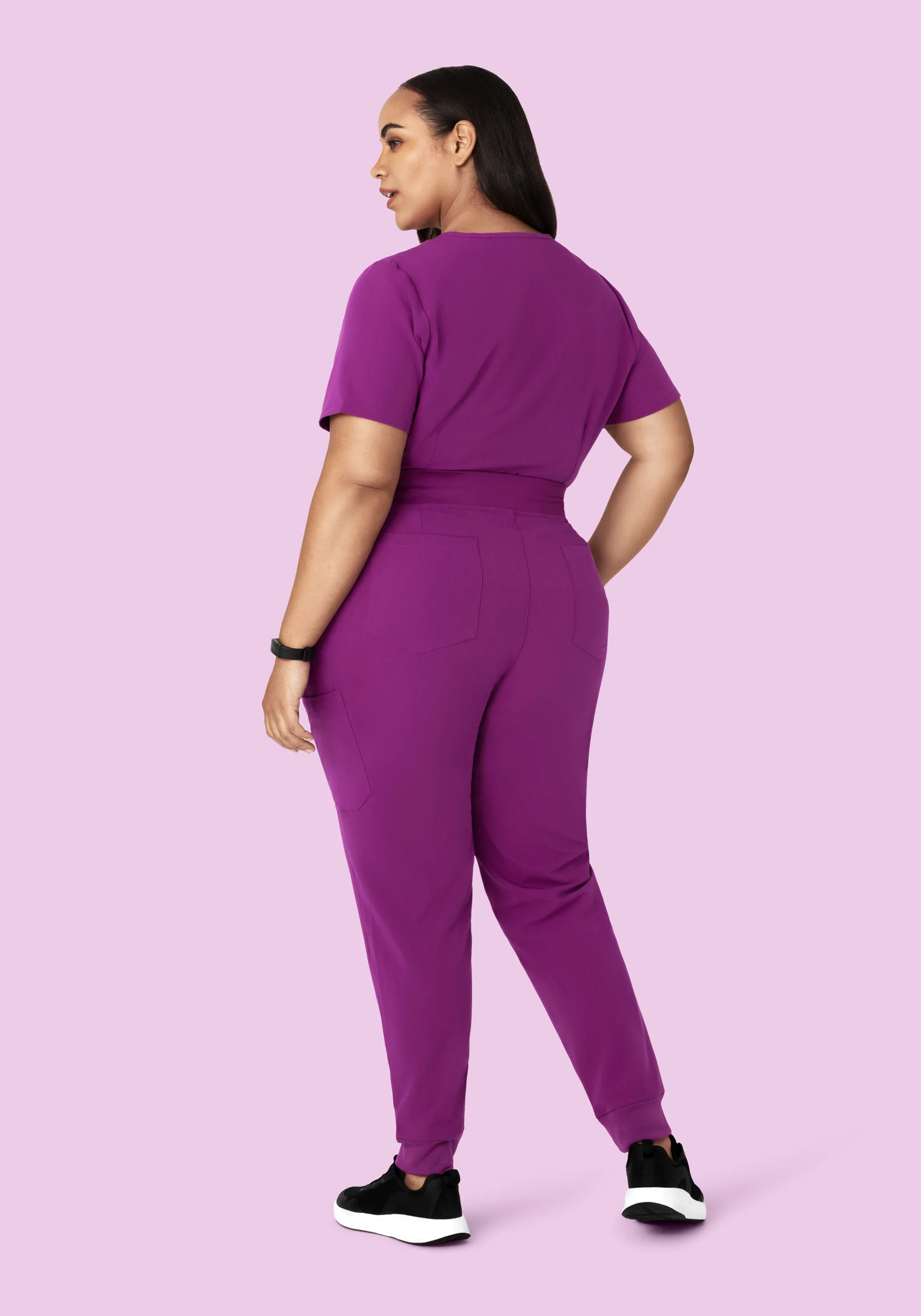 6 Pocket Top Dark Orchid - Image 9
