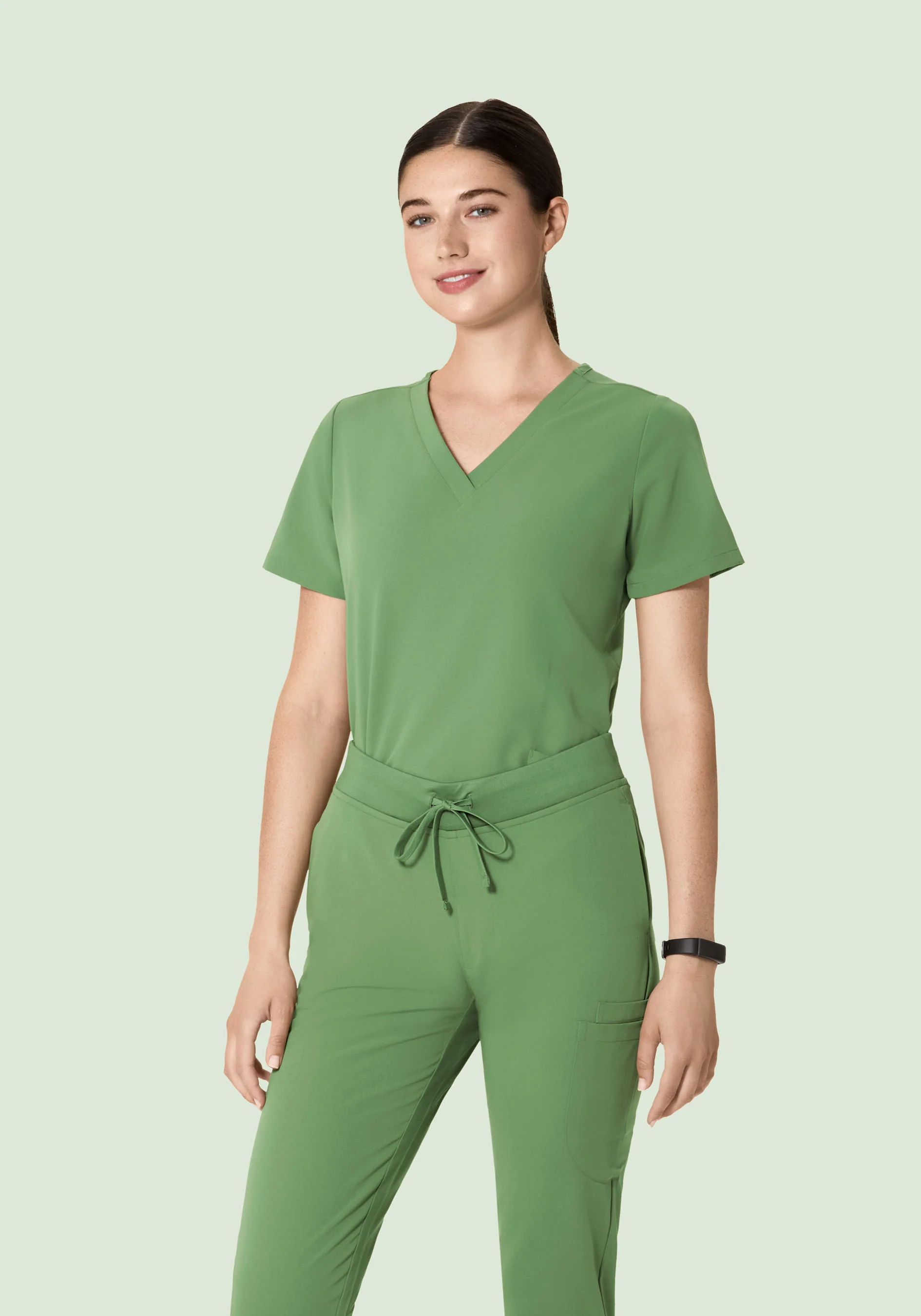 6 Pocket Top Hazel Green - Image 2