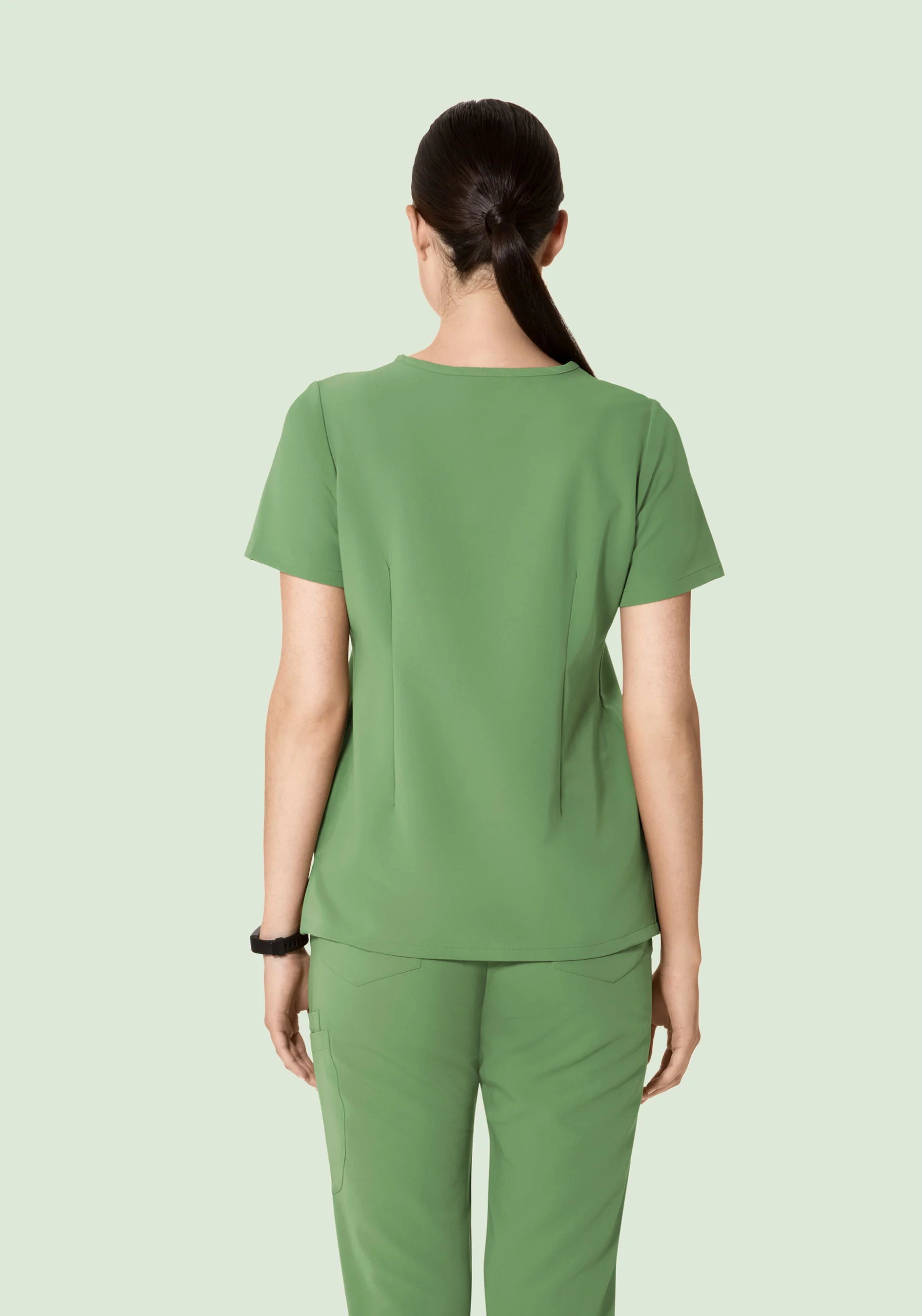 6 Pocket Top Hazel Green - Image 4