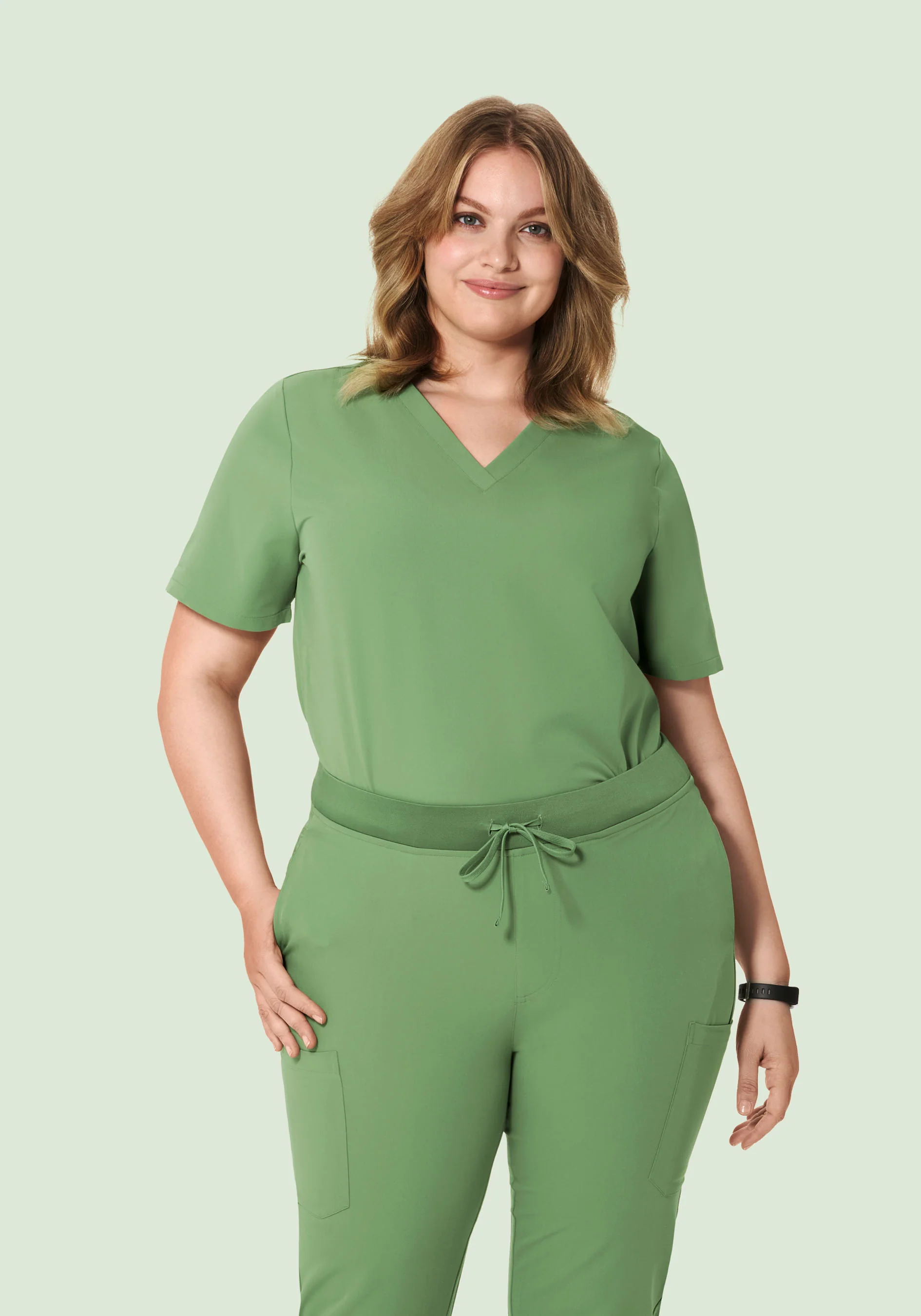 6 Pocket Top Hazel Green - Image 6