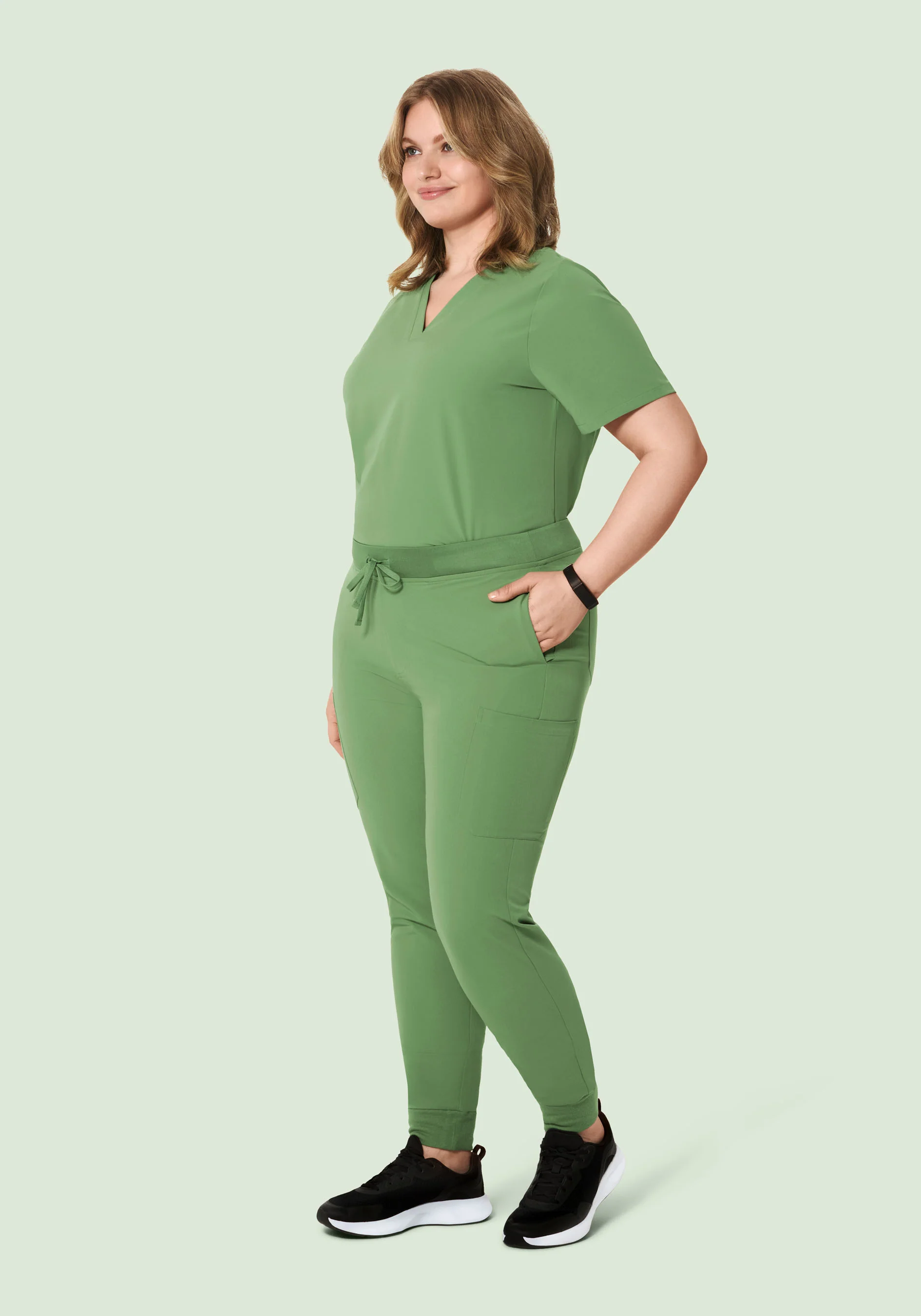 6 Pocket Top Hazel Green - Image 7