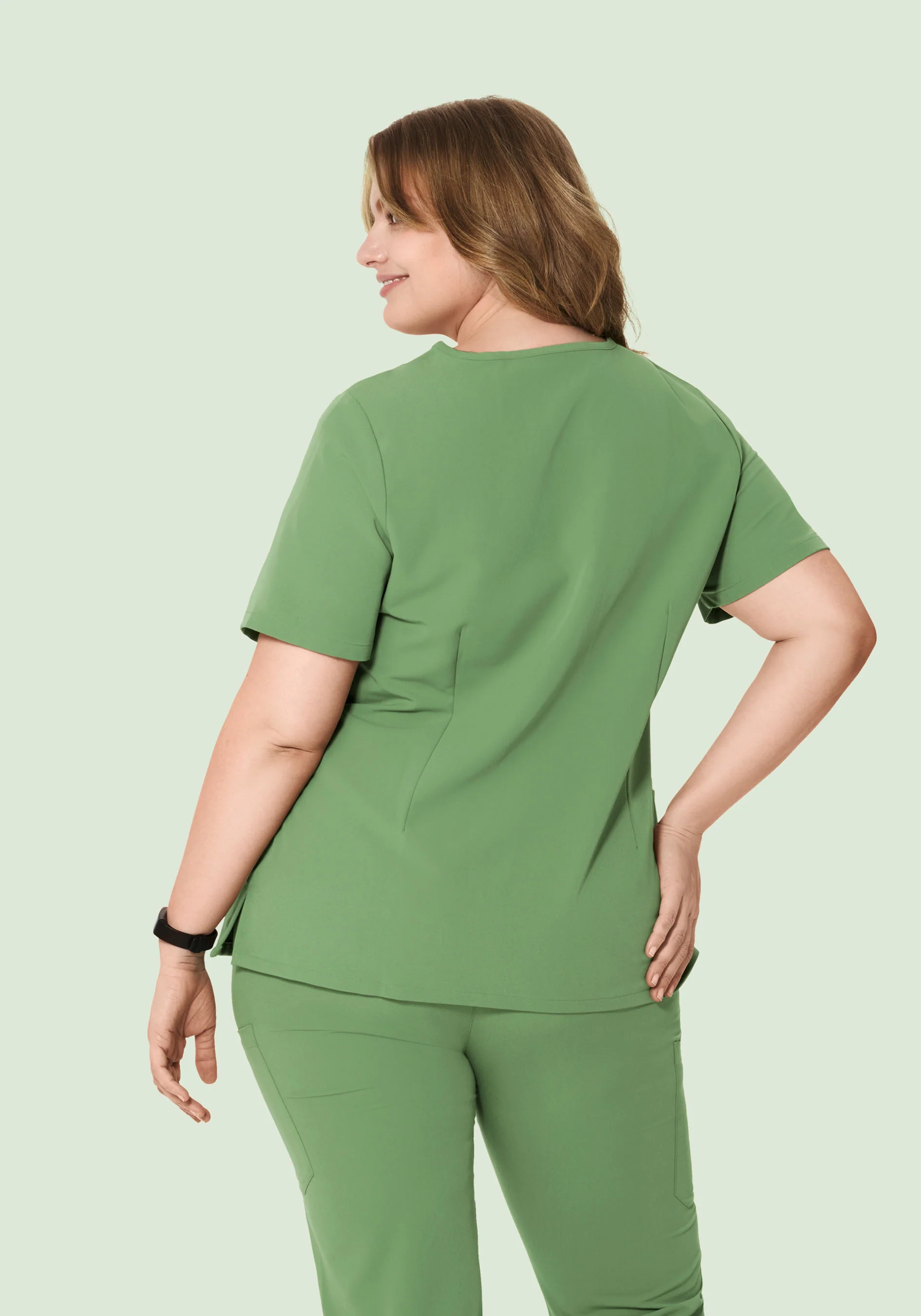 6 Pocket Top Hazel Green - Image 8