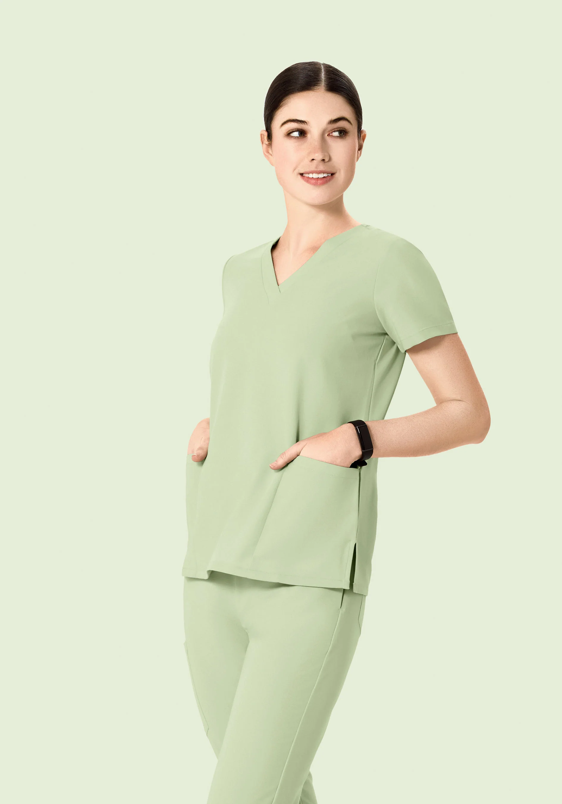 Women's 6-Pocket V-Neck Tops