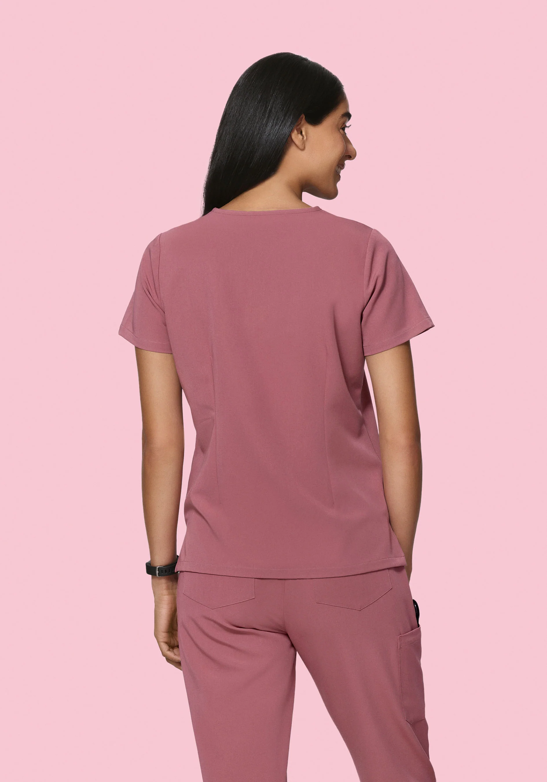 6 Pocket Top Mauve - Image 6