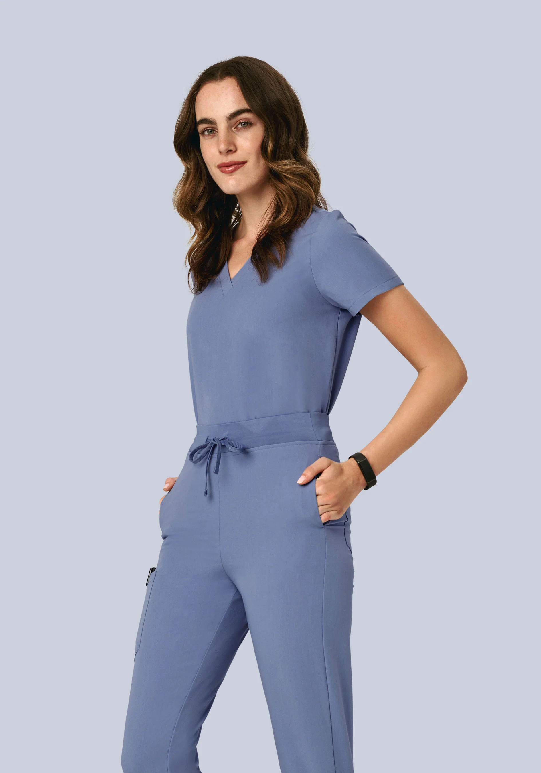 6 Pocket Top Periwinkle - Image 2