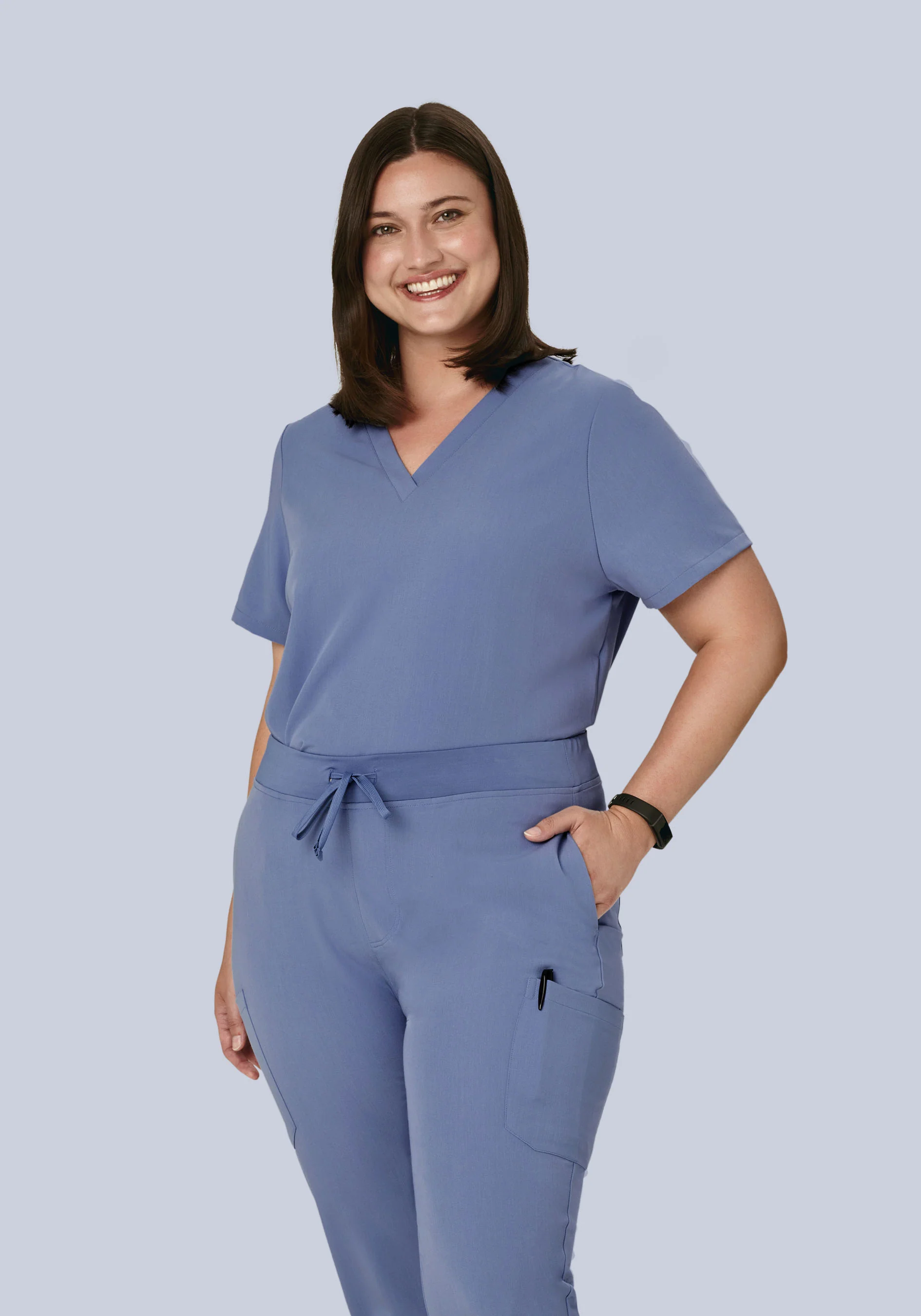 6 Pocket Top Periwinkle - Image 6