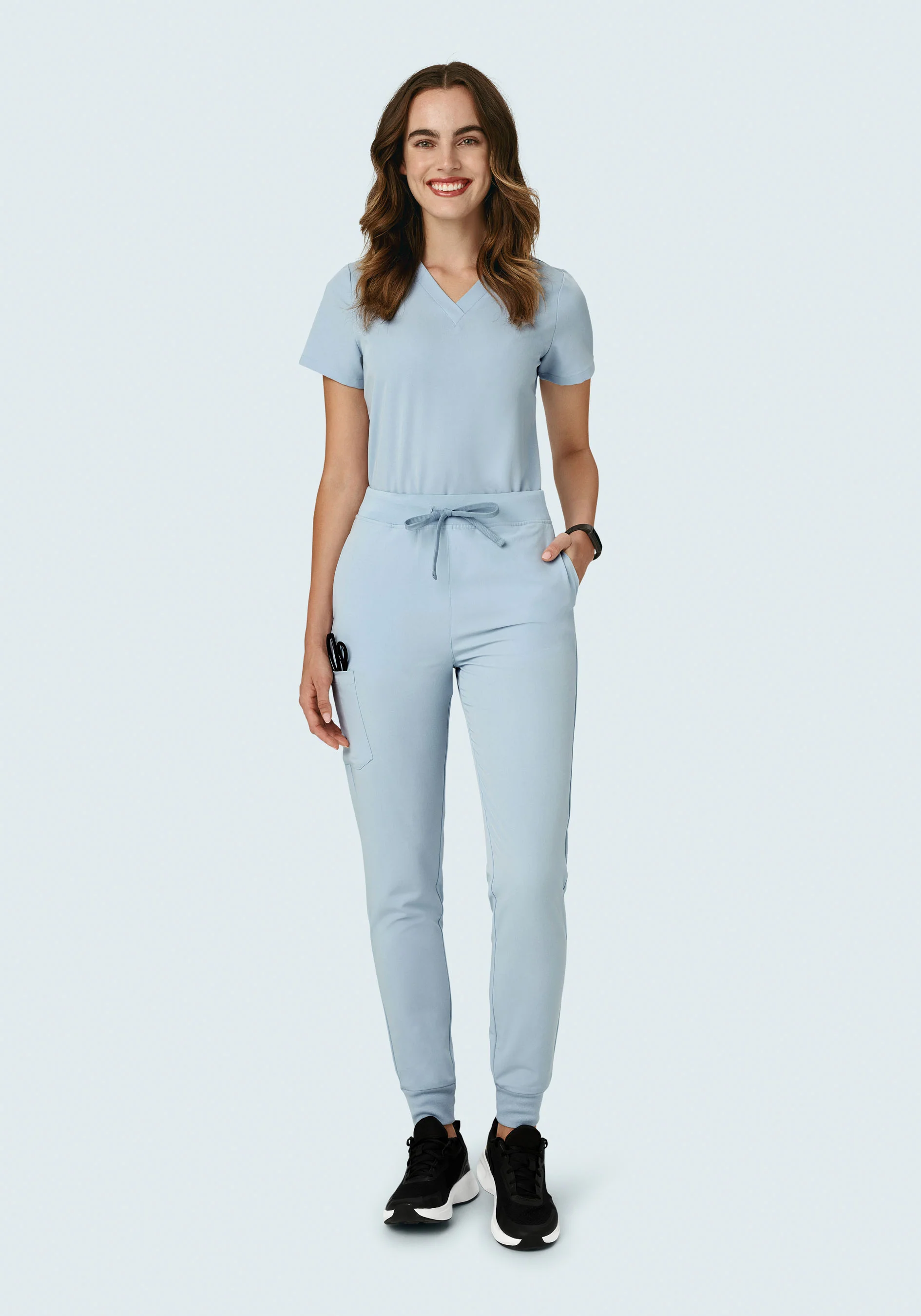 6 Pocket Top Powder Blue - Image 3