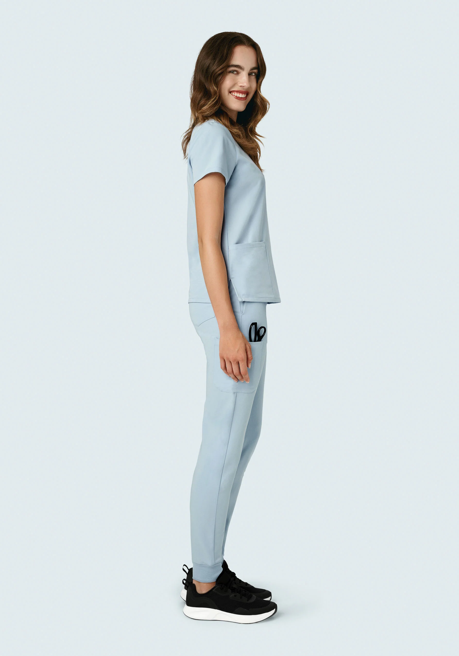 6 Pocket Top Powder Blue - Image 5