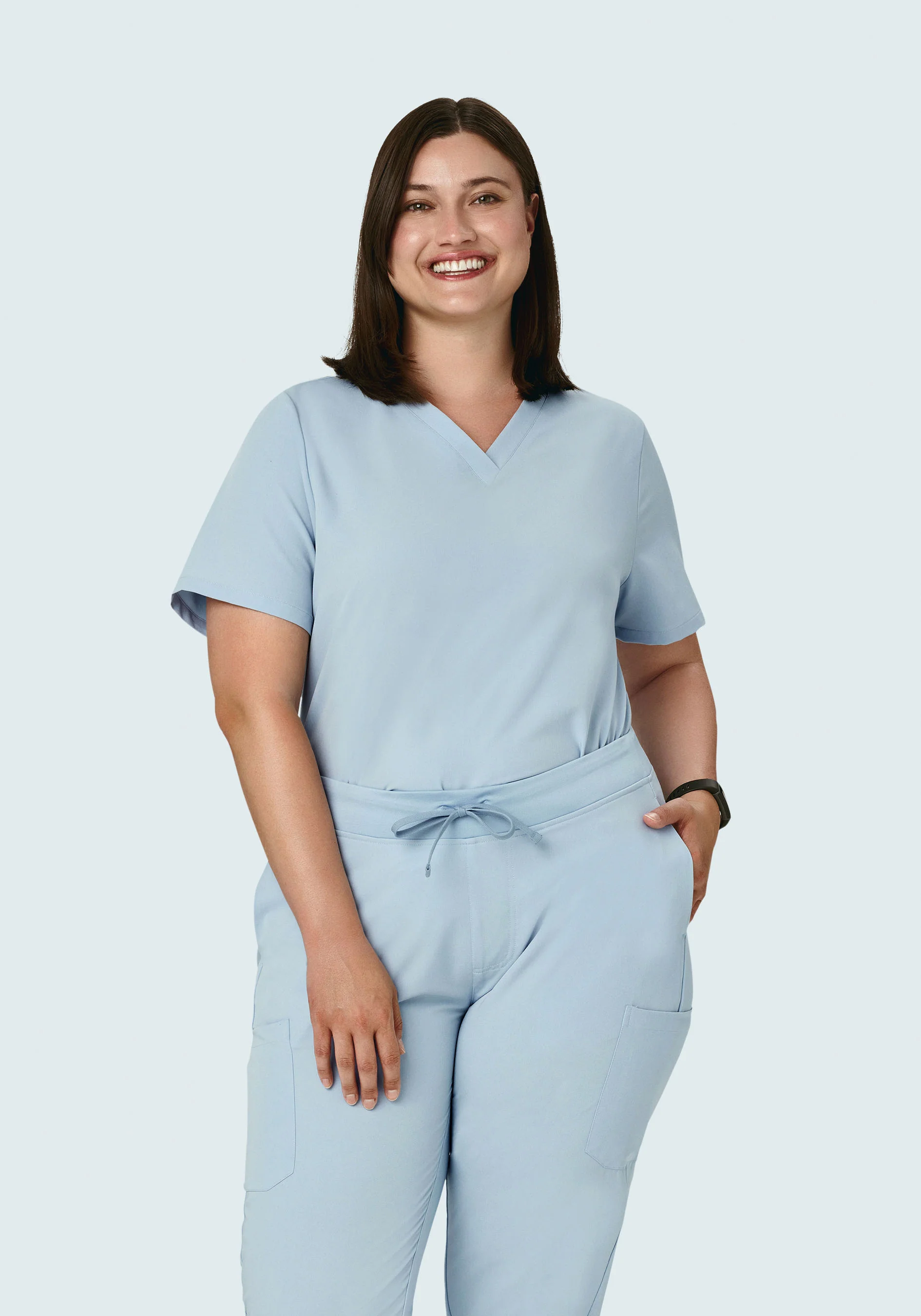 6 Pocket Top Powder Blue - Image 6