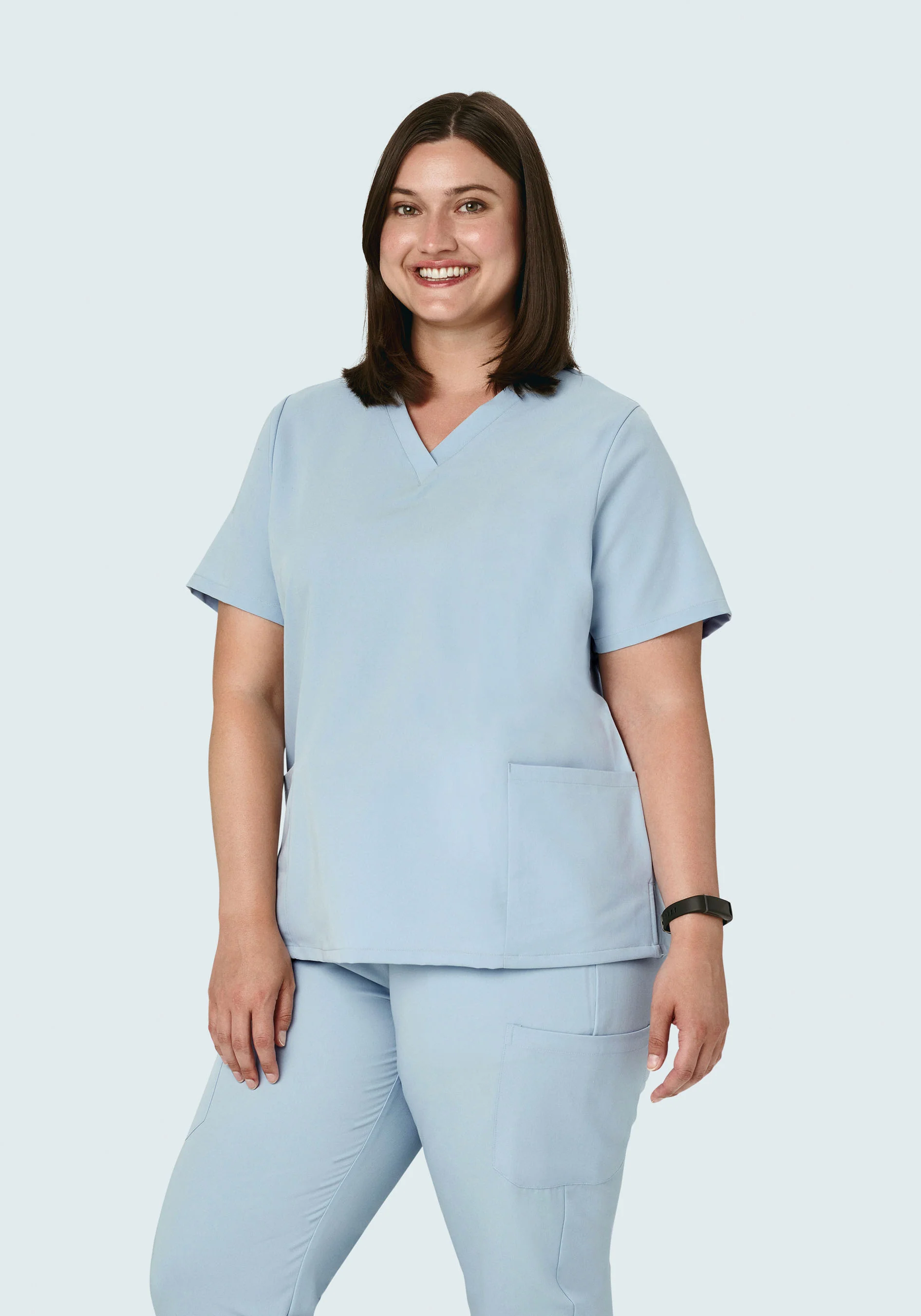 6 Pocket Top Powder Blue - Image 7