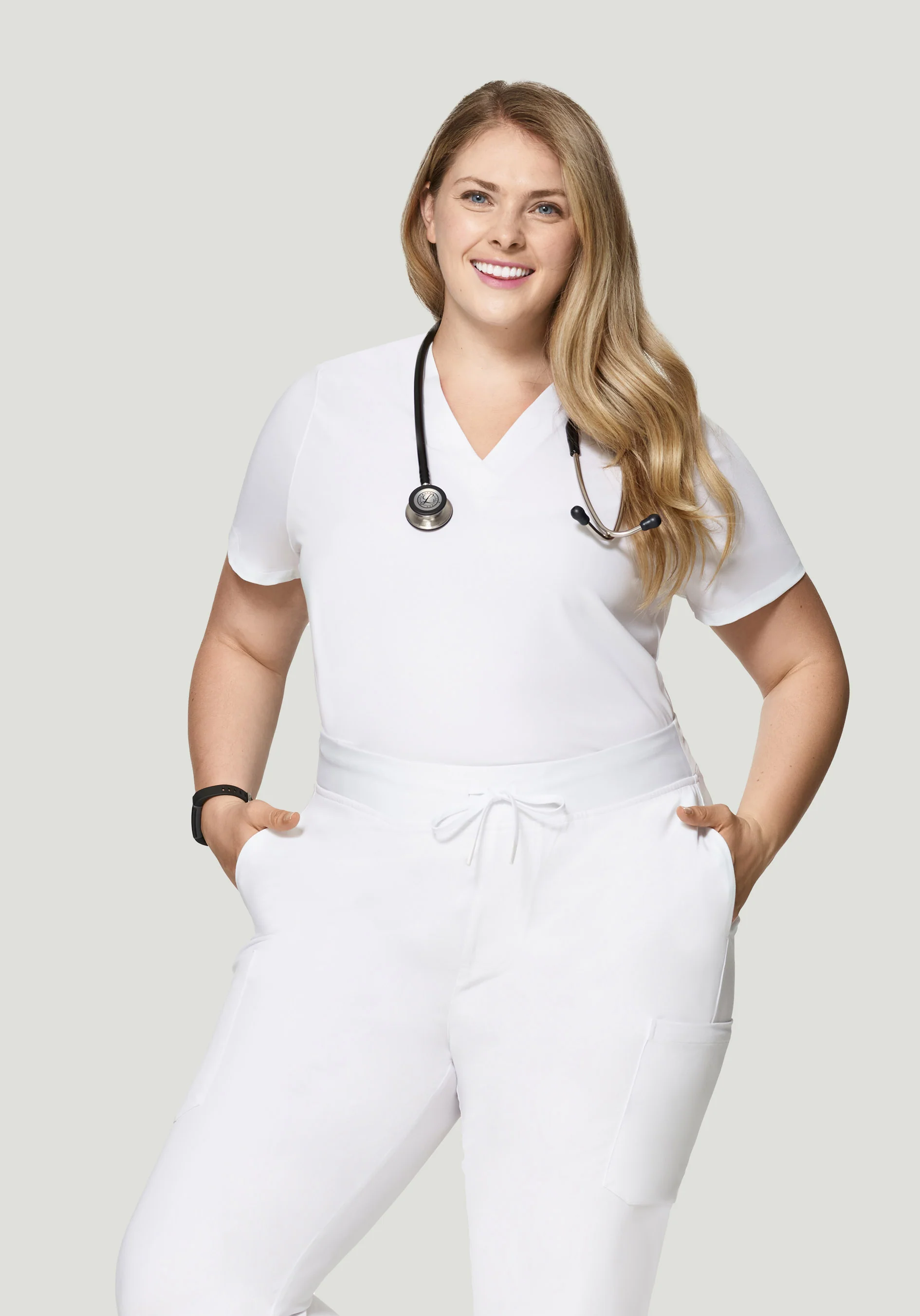 6 Pocket Top White - Image 6