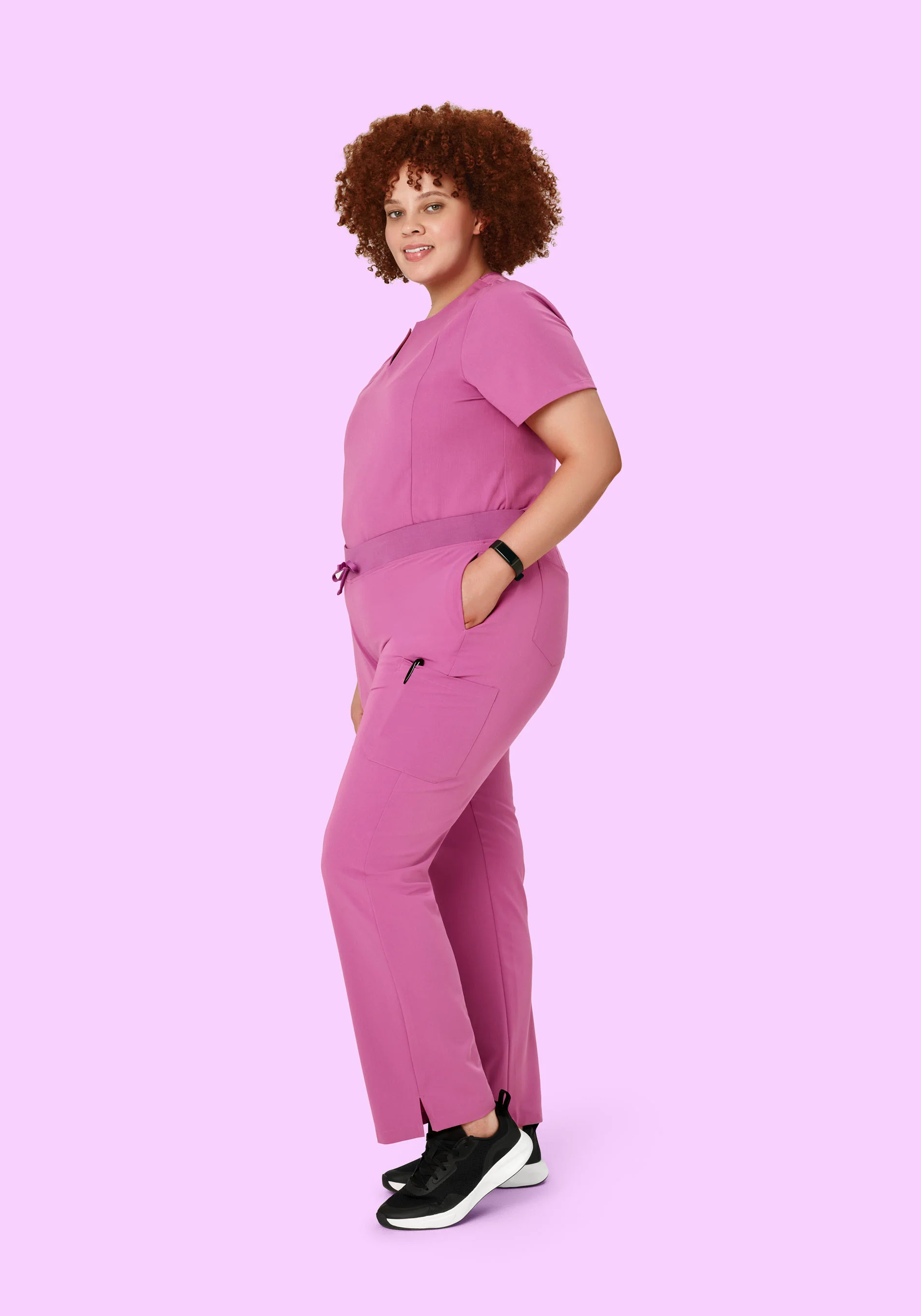 9 Pocket Cargo Pants Dahlia - Image 5