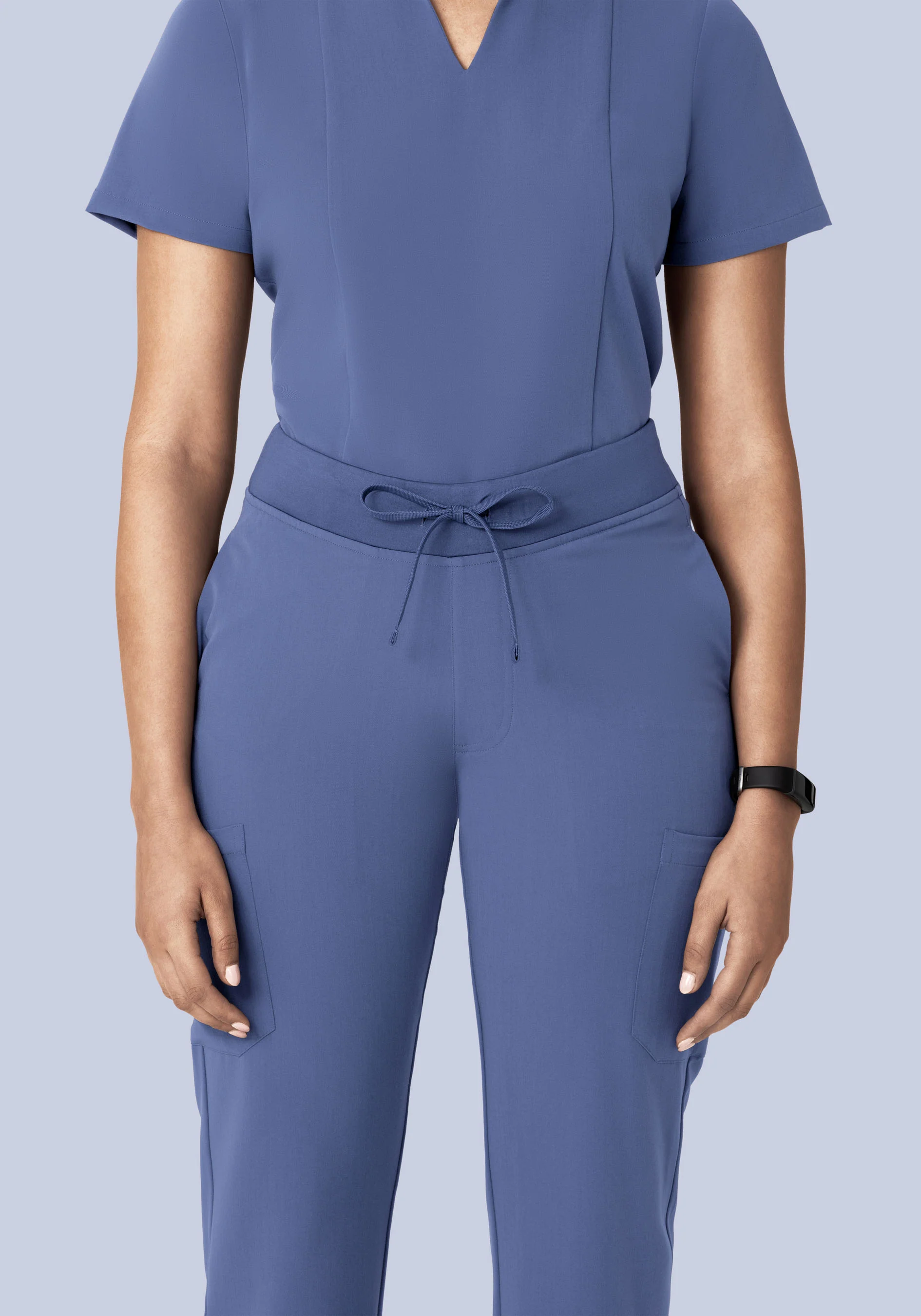 9 Pocket Cargo Pants Deep Periwinkle - Image 3