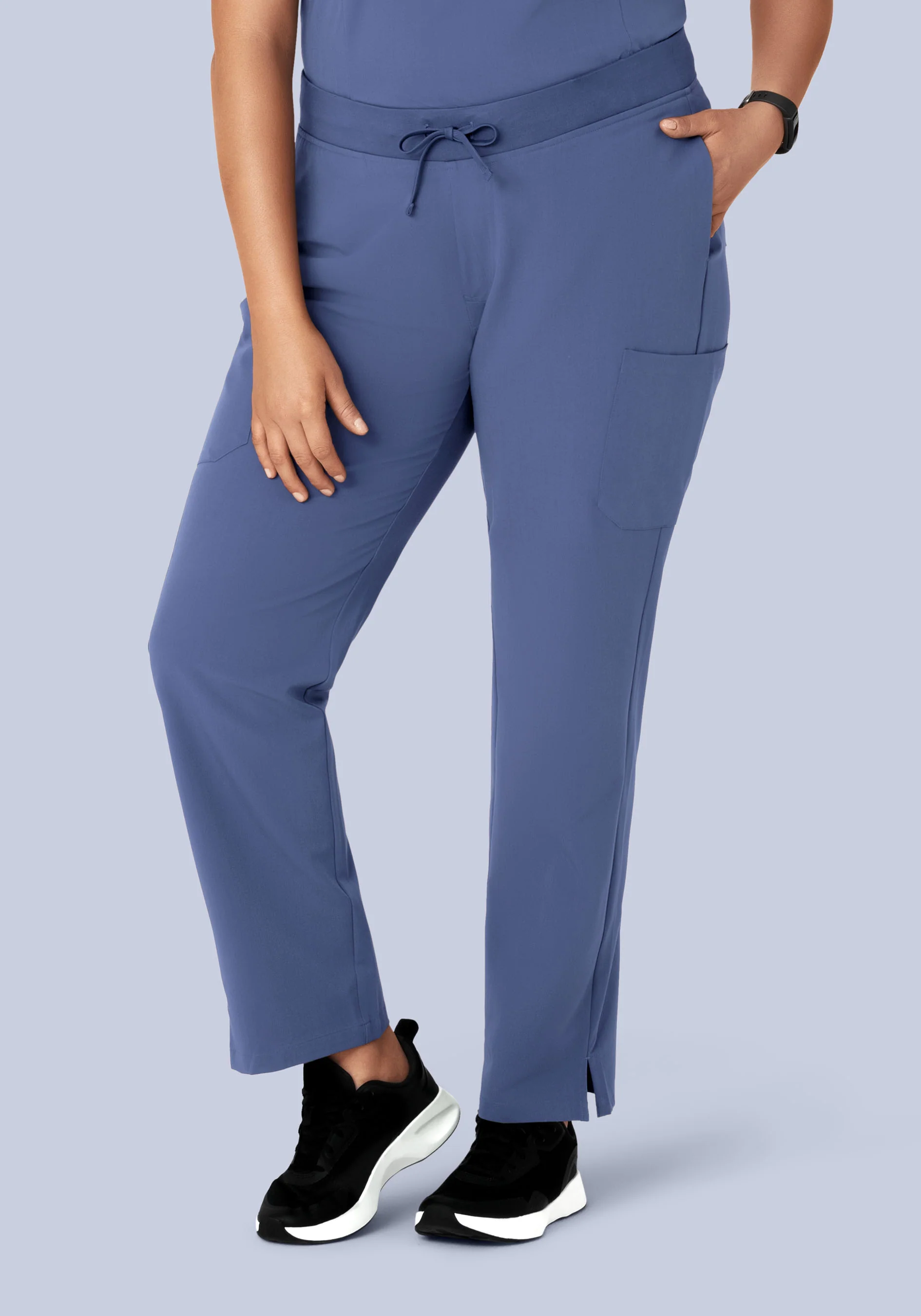 9 Pocket Cargo Pants Deep Periwinkle - Image 6
