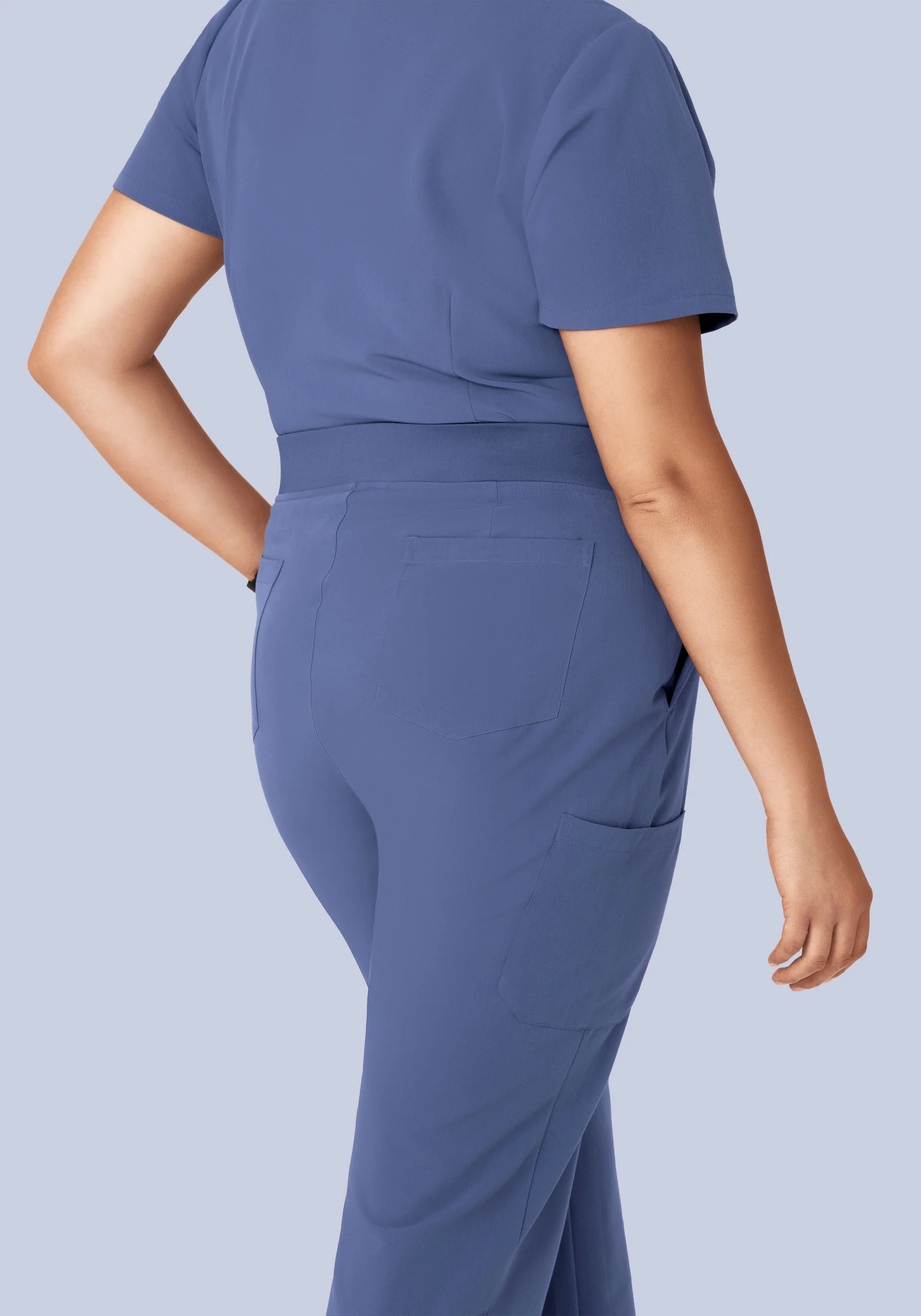 9 Pocket Cargo Pants Deep Periwinkle - Image 7