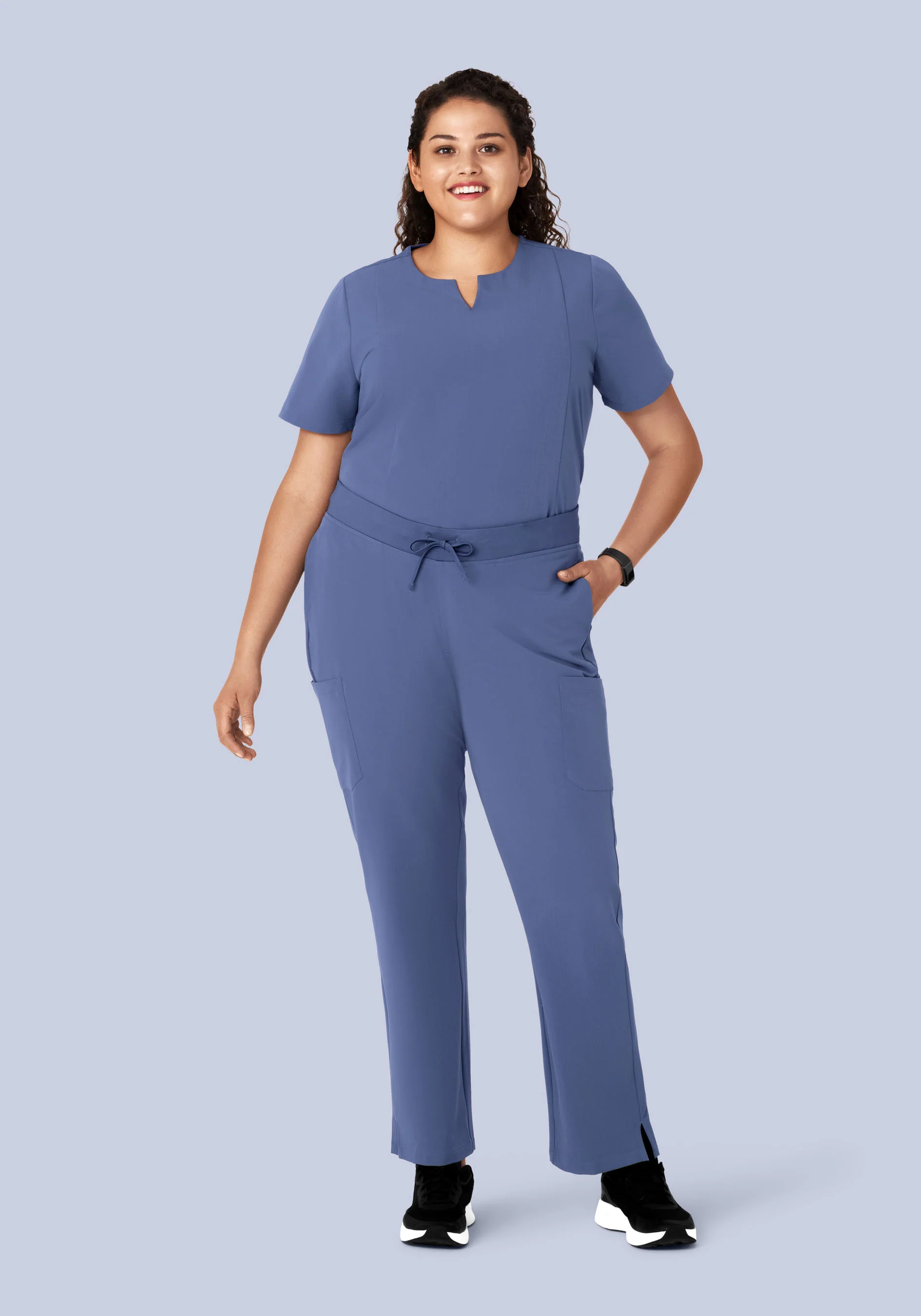 9 Pocket Cargo Pants Deep Periwinkle - Image 8