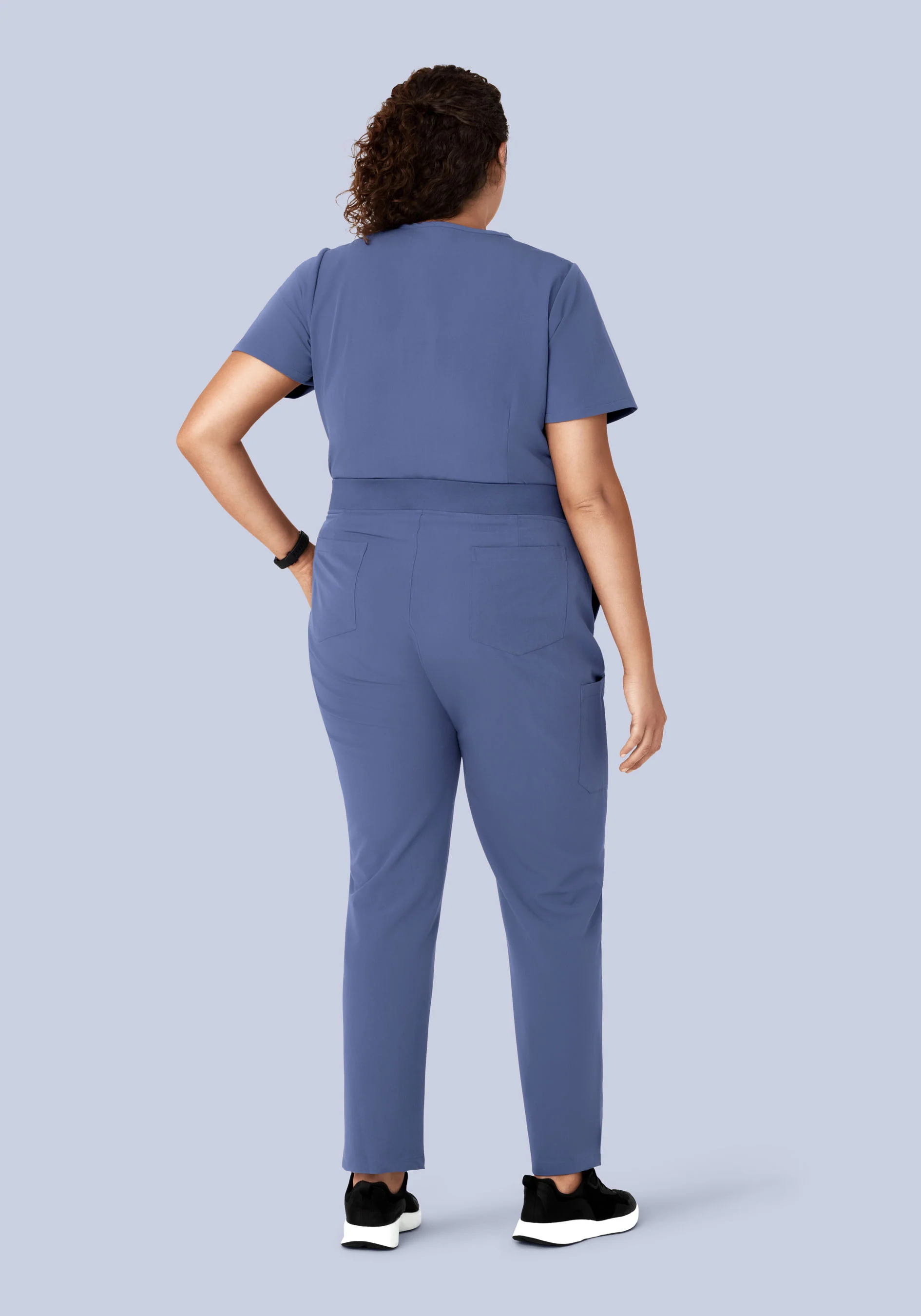 9 Pocket Cargo Pants Deep Periwinkle - Image 9