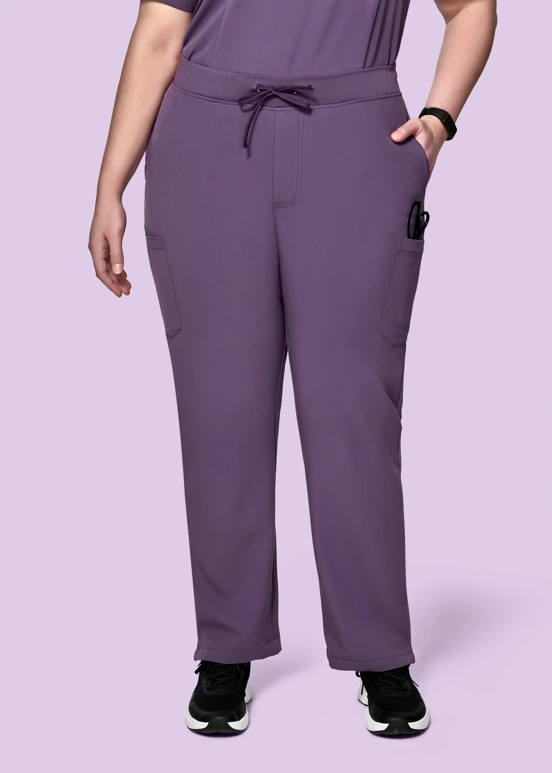 9 Pocket Cargo Pants Dewberry - Image 4