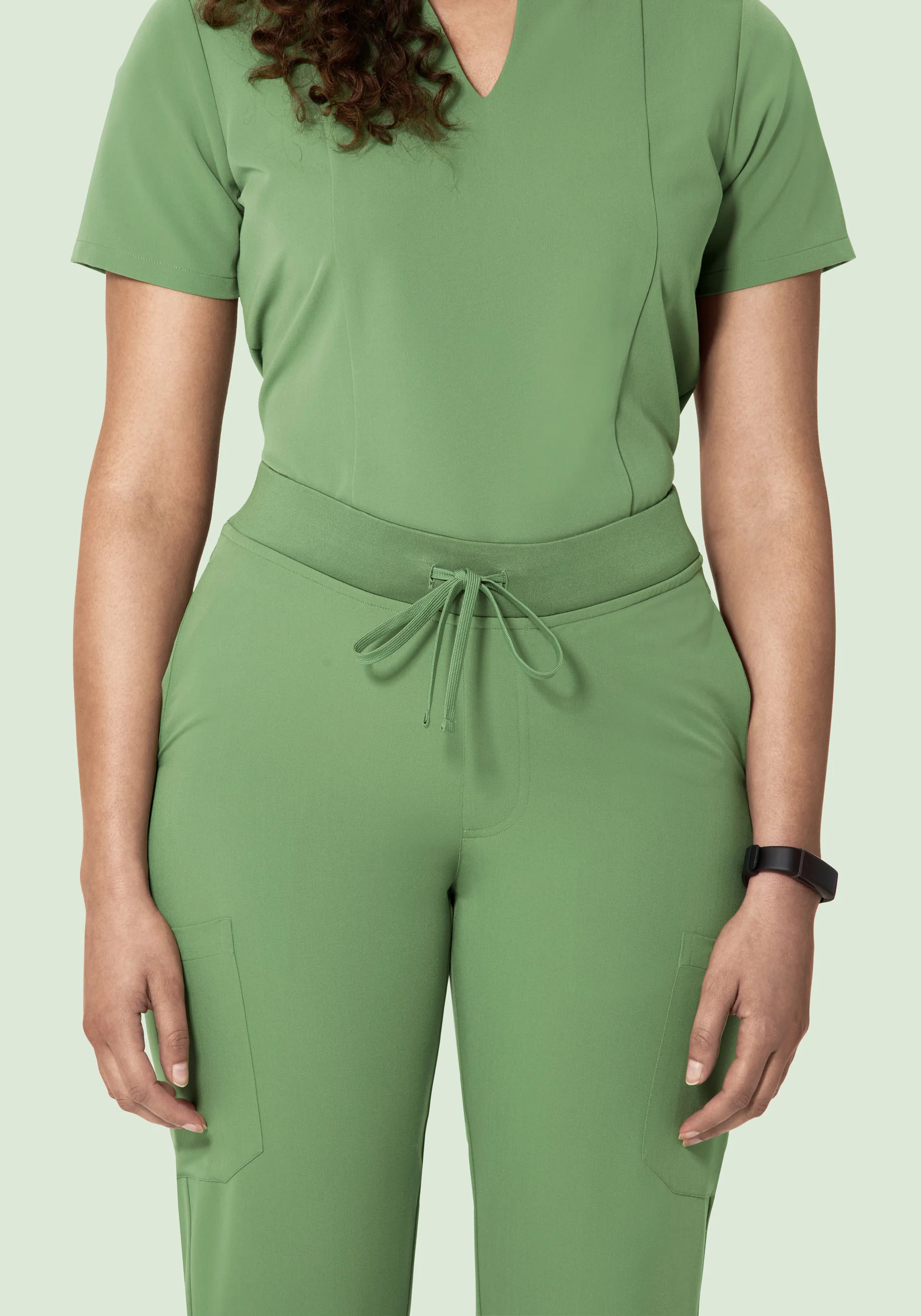 9 Pocket Cargo Pants Hazel Green - Image 4