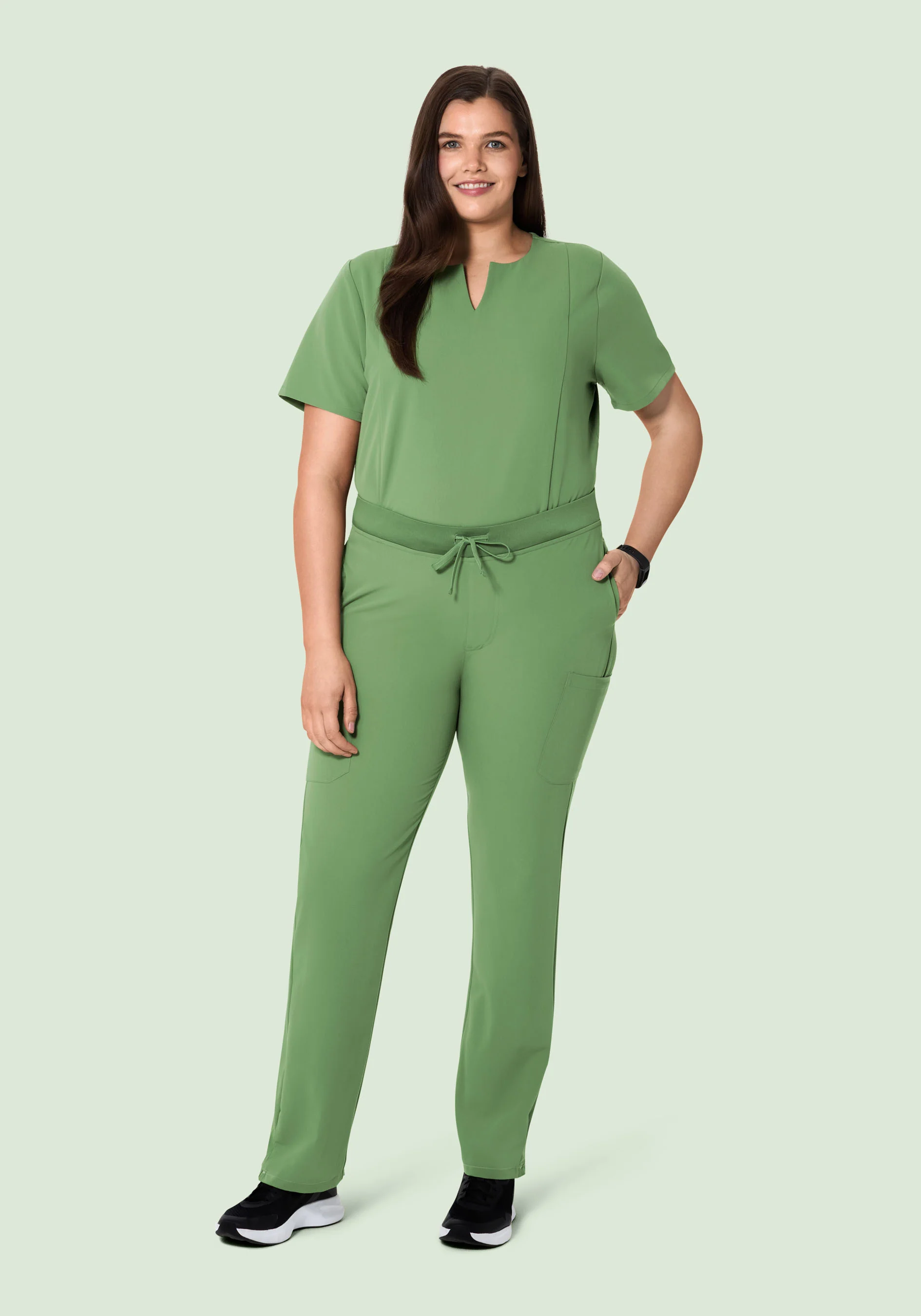 9 Pocket Cargo Pants Hazel Green - Image 7