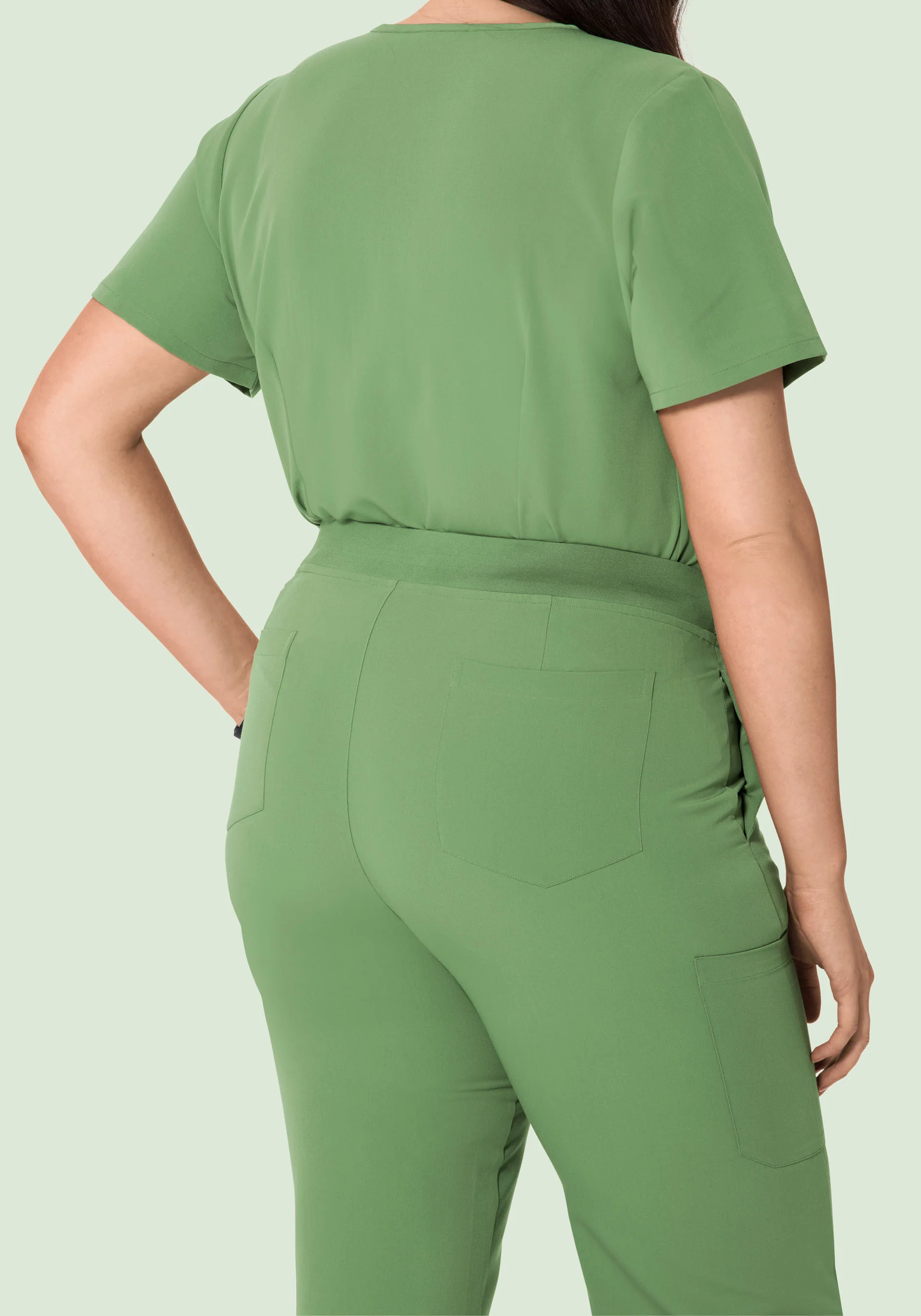 9 Pocket Cargo Pants Hazel Green - Image 8