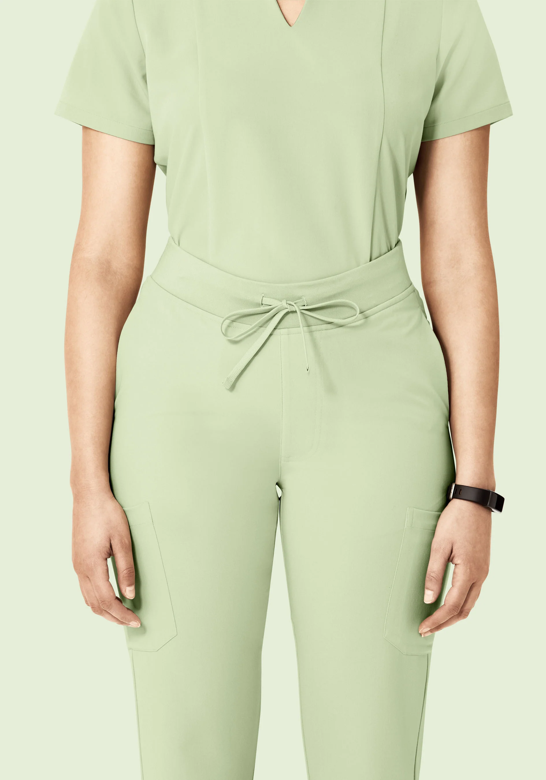 9 Pocket Cargo Pants Matcha - Image 3