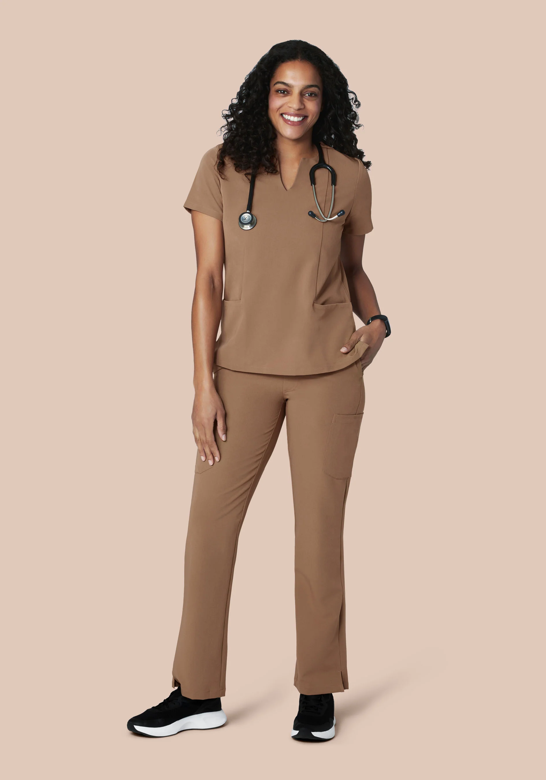 9 Pocket Cargo Pants Mocha - Image 4