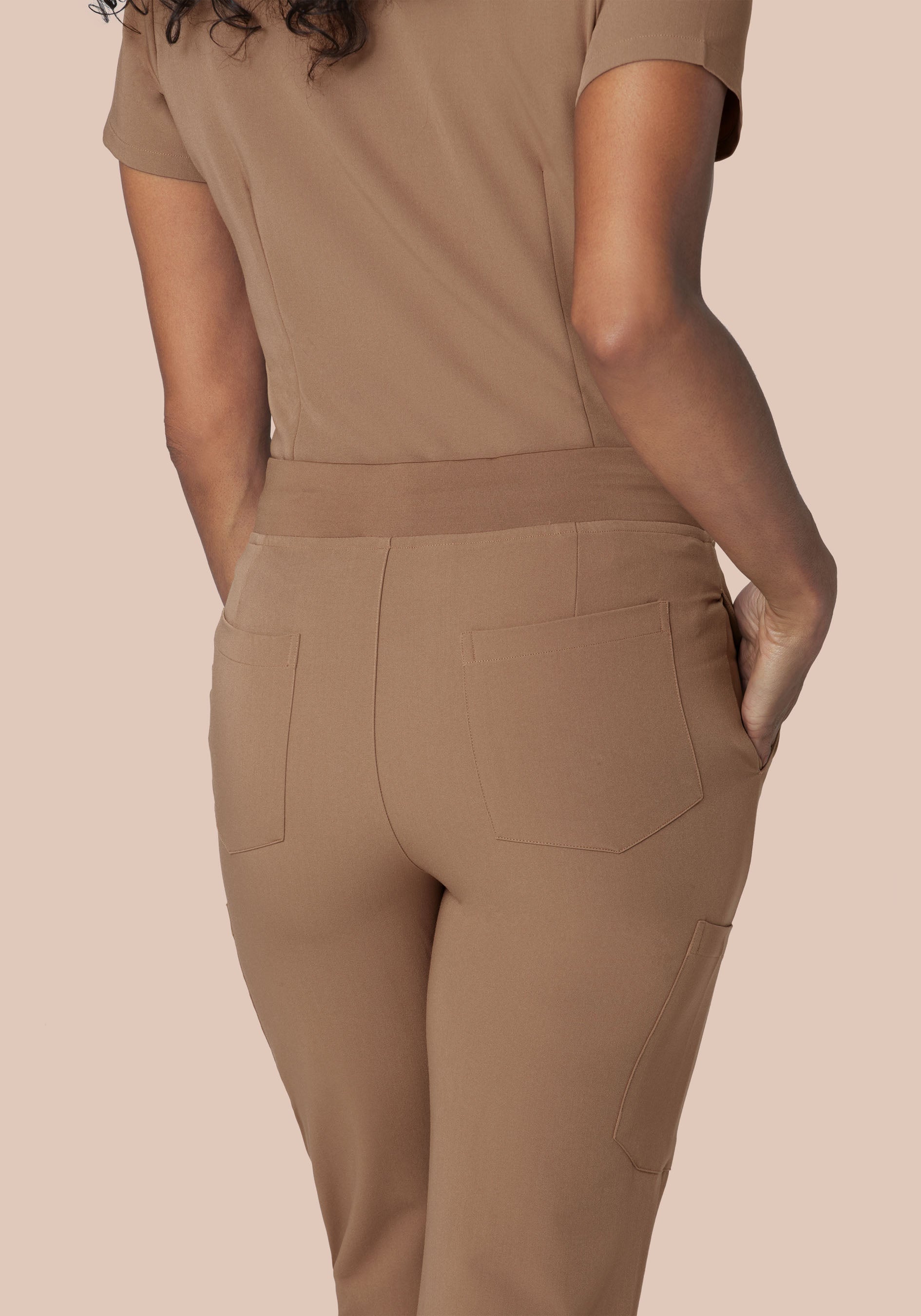 9 Pocket Cargo Pants Mocha - Image 5