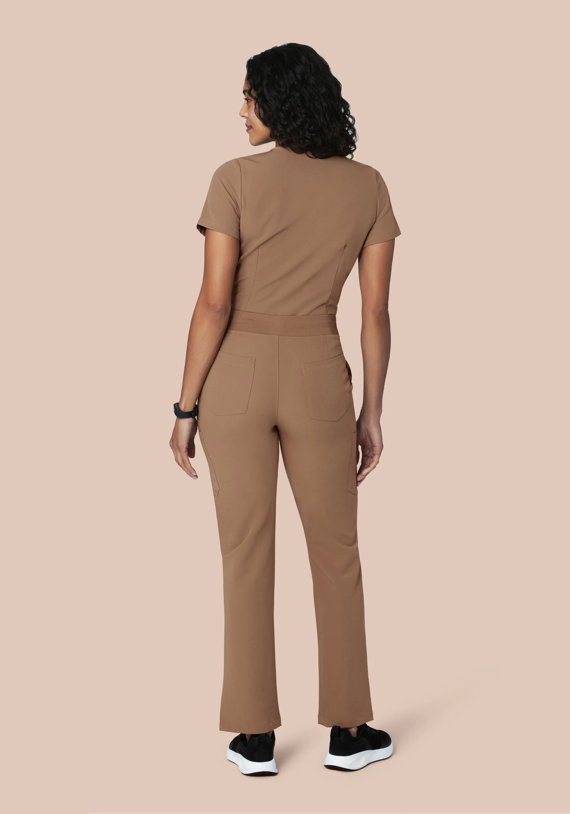 9 Pocket Cargo Pants Mocha - Image 6