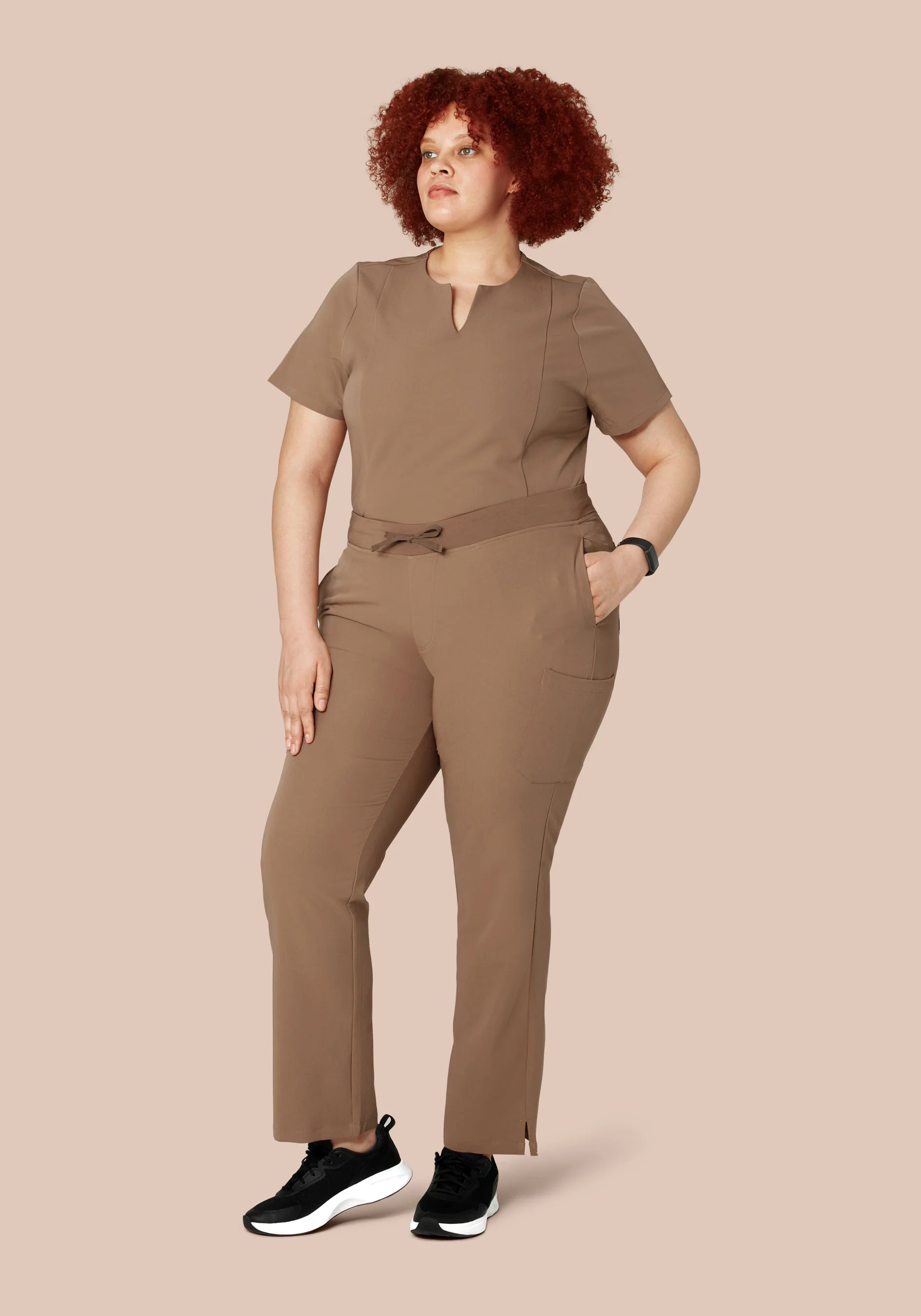 9 Pocket Cargo Pants Mocha - Image 8