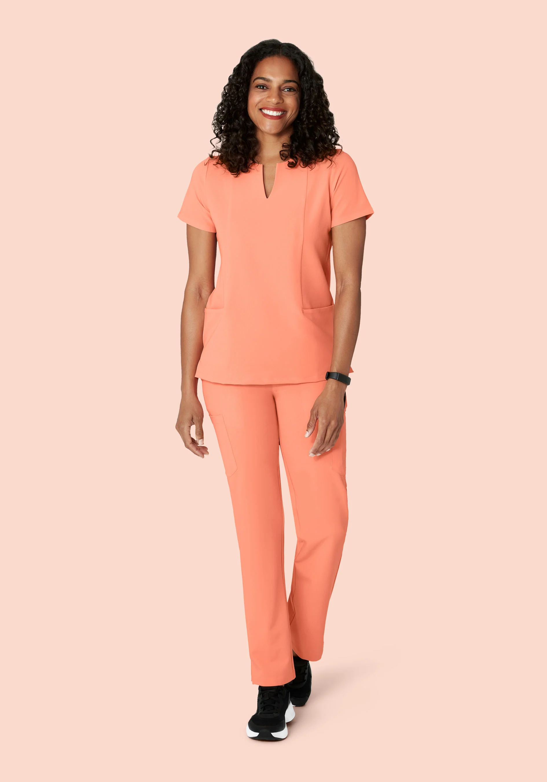 9 Pocket Cargo Pants Peach - Image 4