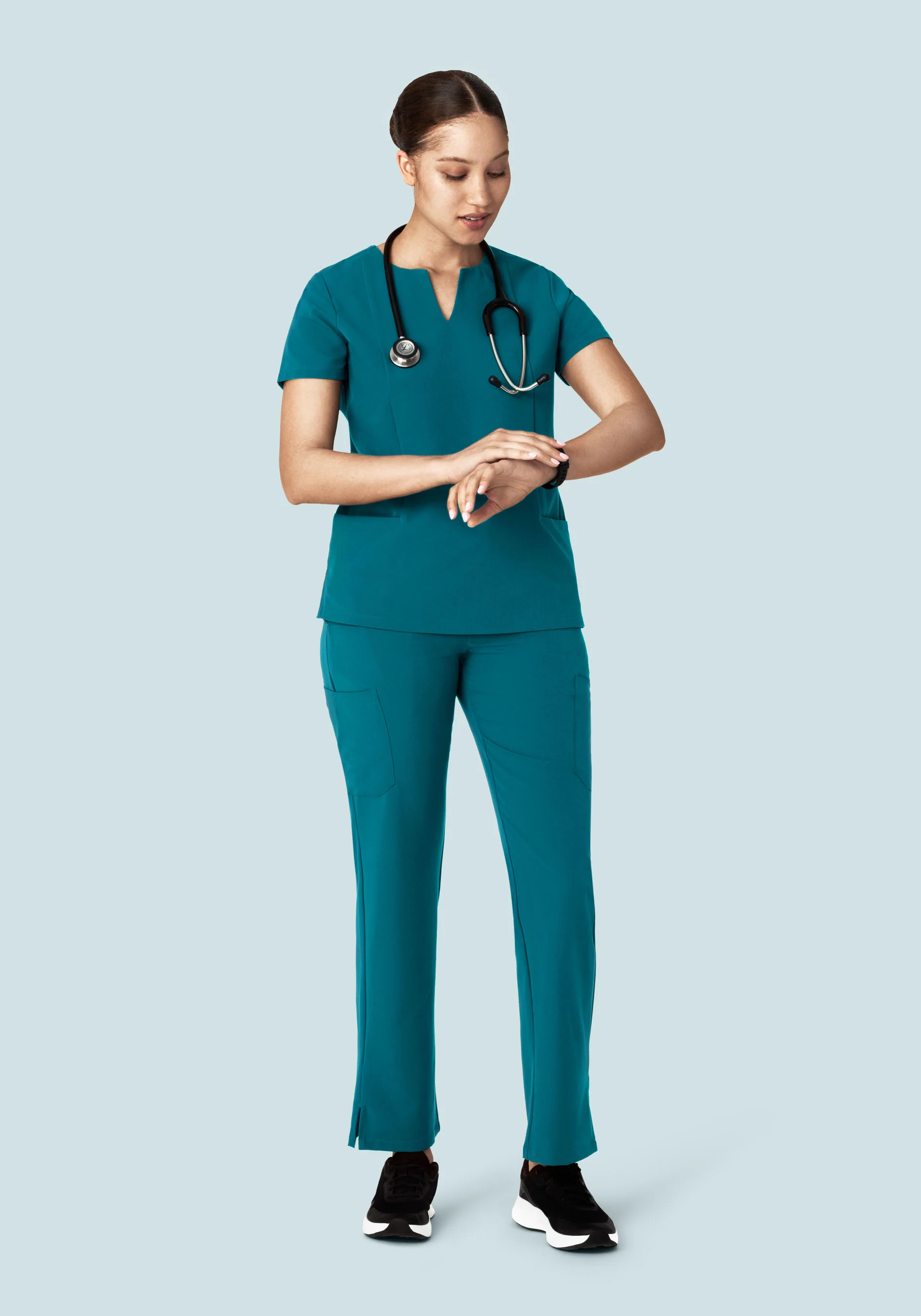 9 Pocket Cargo Pants Peacock - Image 5