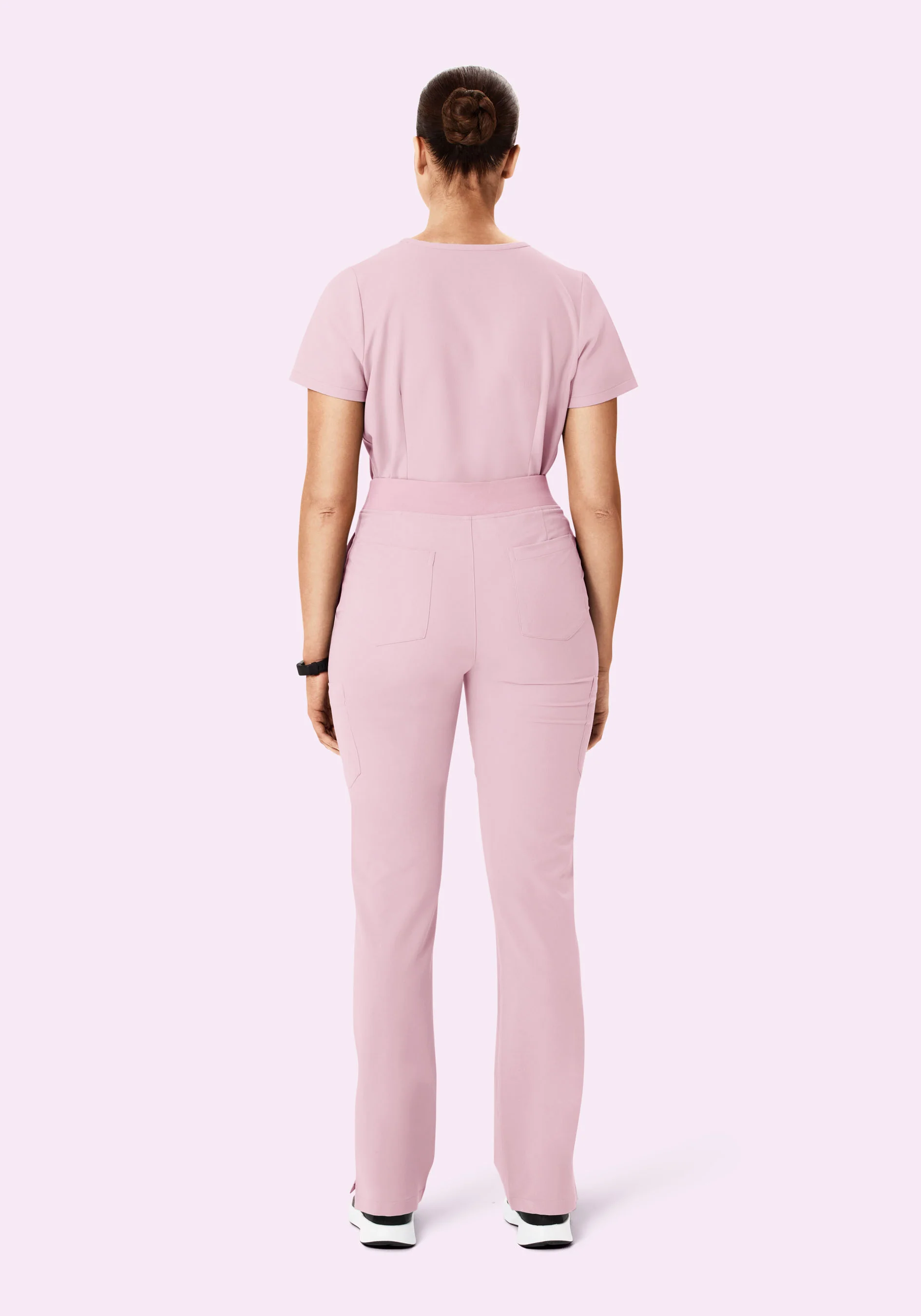 9 Pocket Cargo Pants Pink Pearl - Image 5