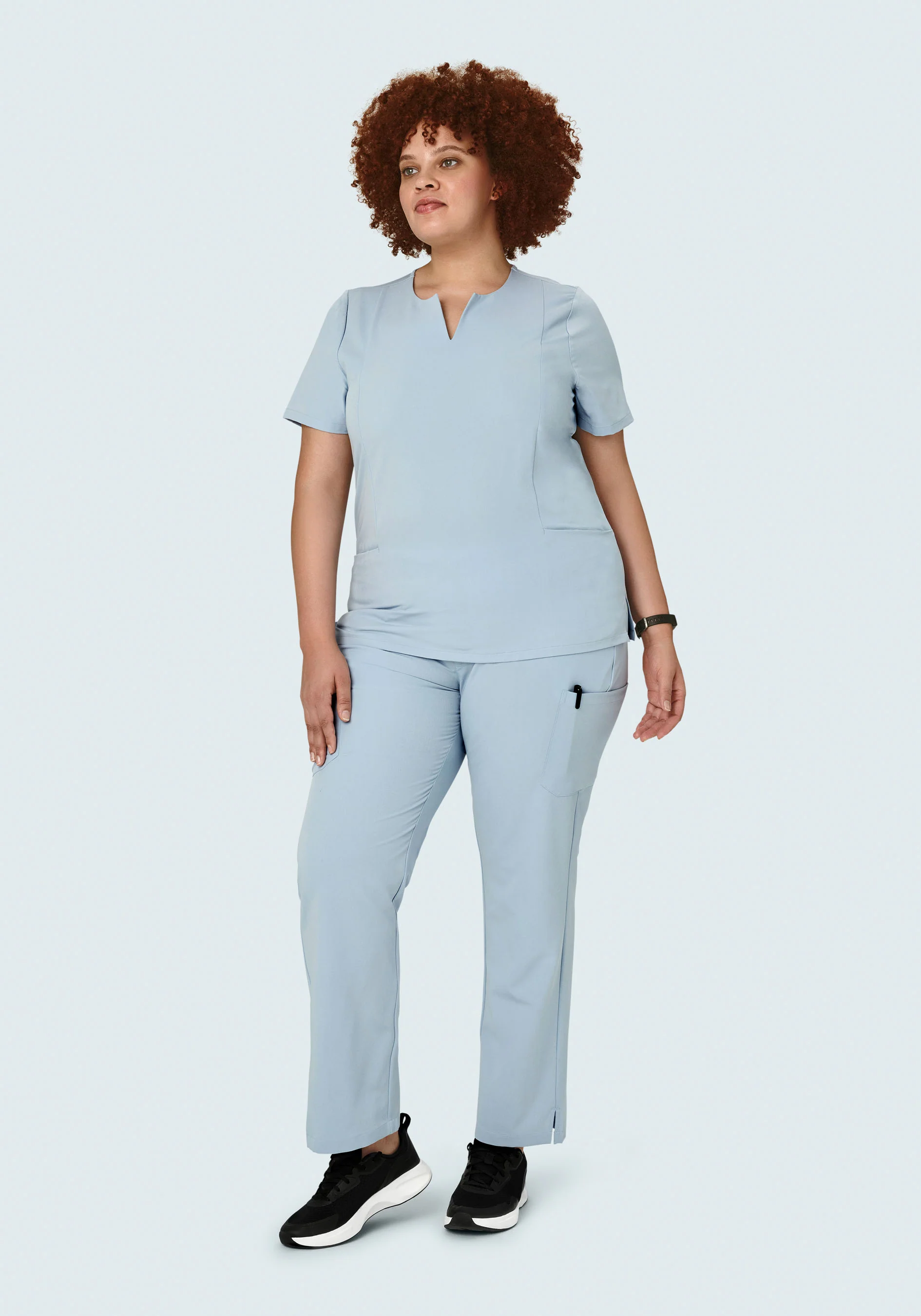 9 Pocket Cargo Pants Powder Blue - Image 11