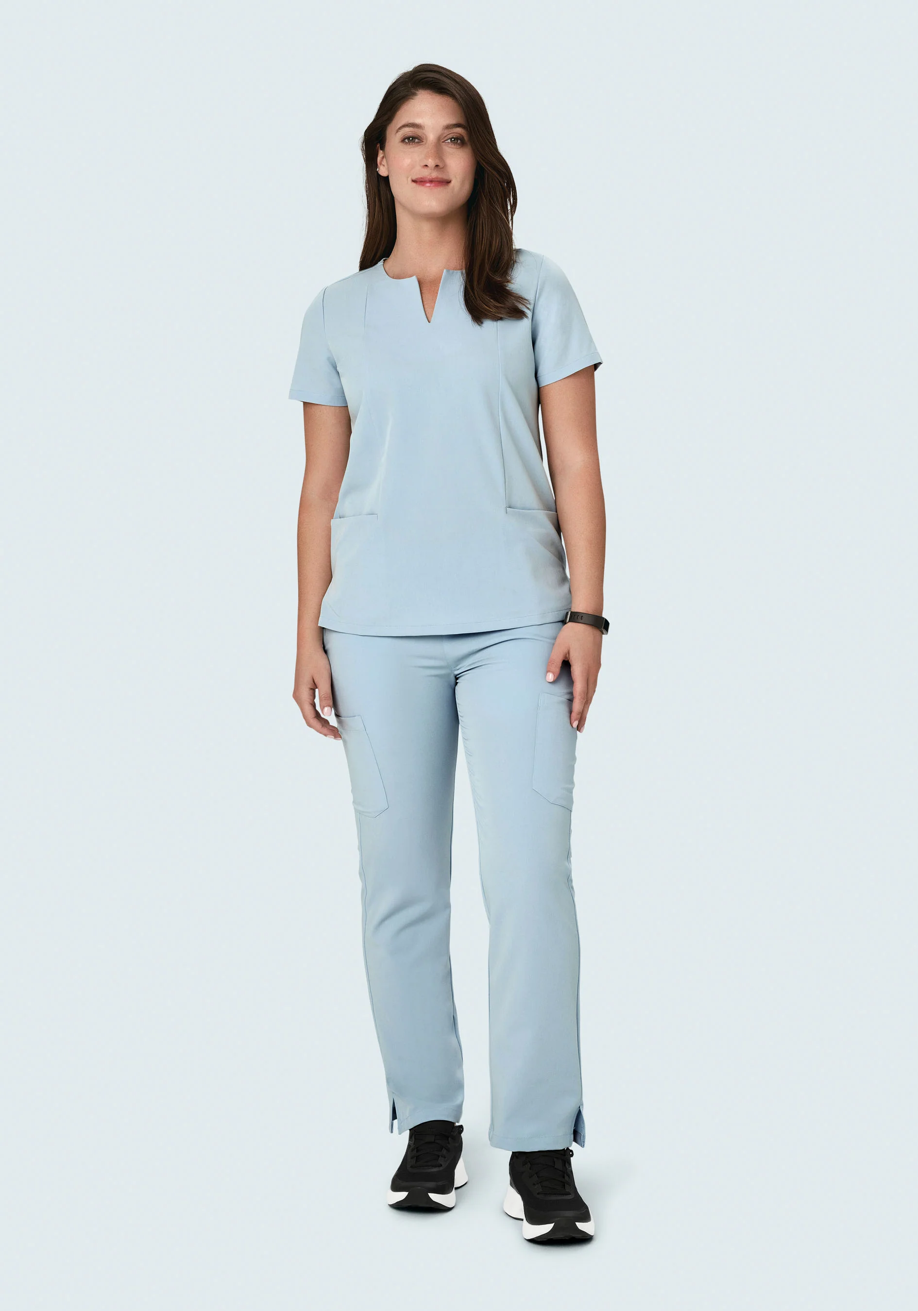 9 Pocket Cargo Pants Powder Blue - Image 5
