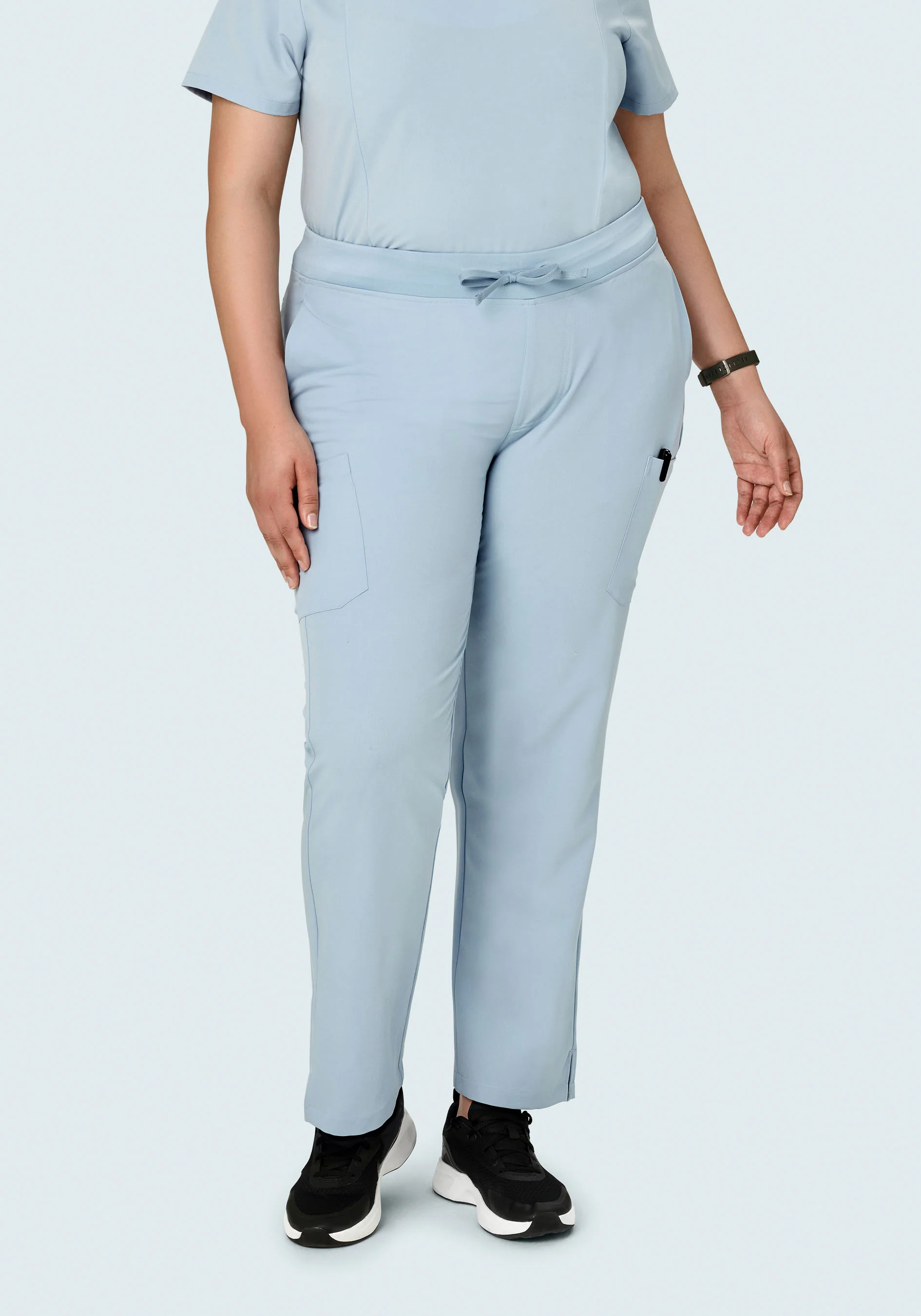 9 Pocket Cargo Pants Powder Blue - Image 8