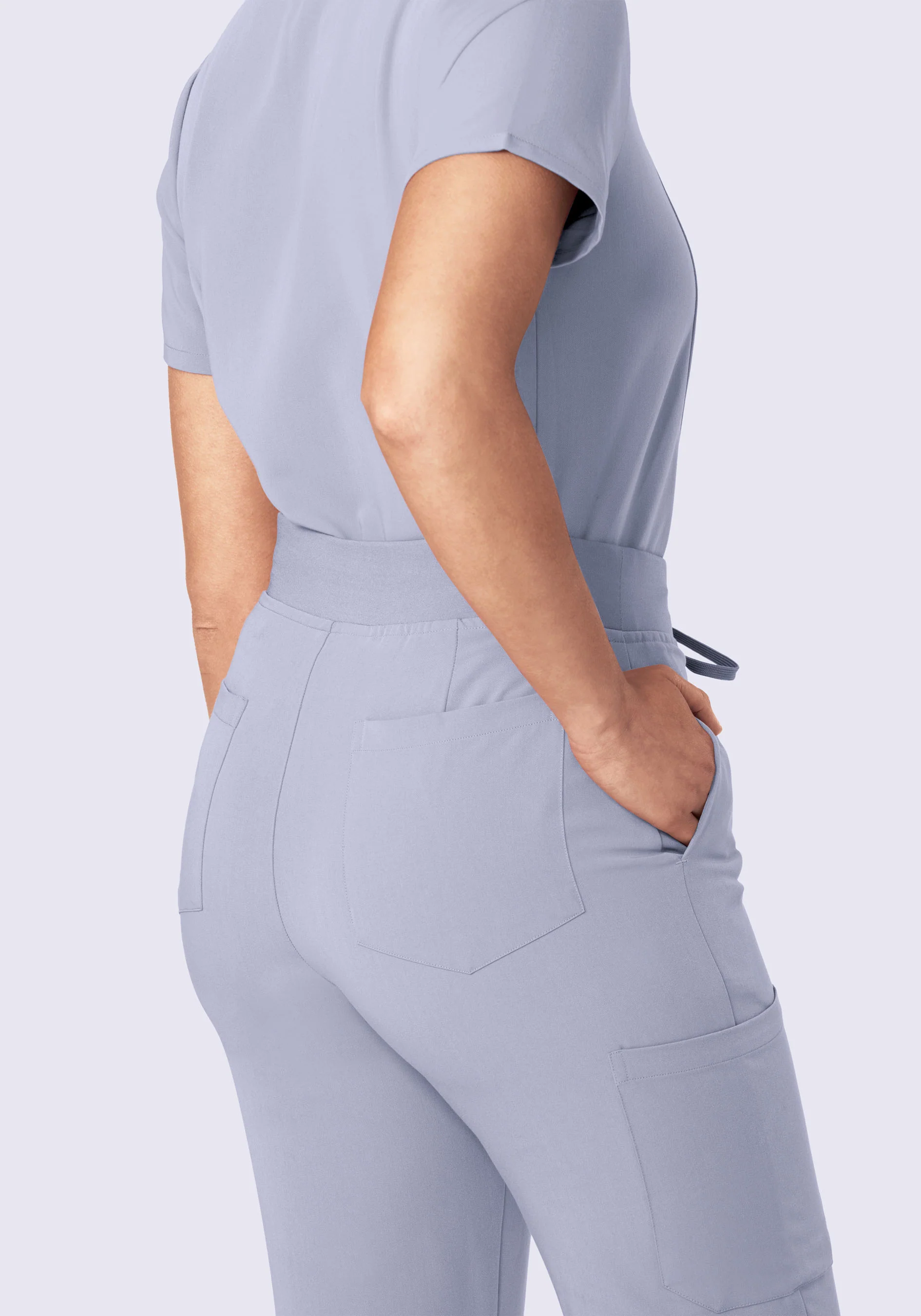 9 Pocket Cargo Pants Wisteria - Image 4