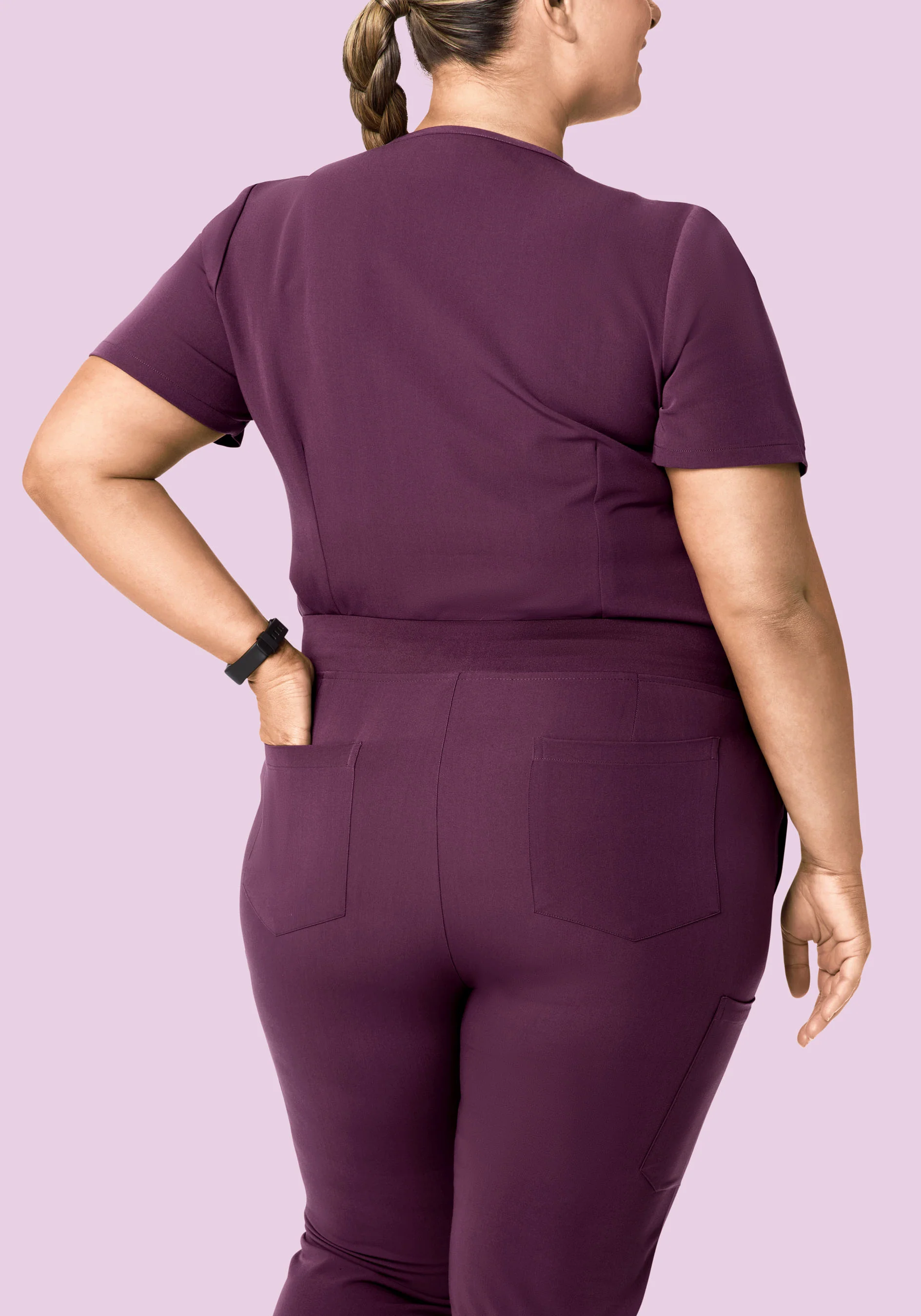 9 Pocket Joggers Bordeaux - Image 7