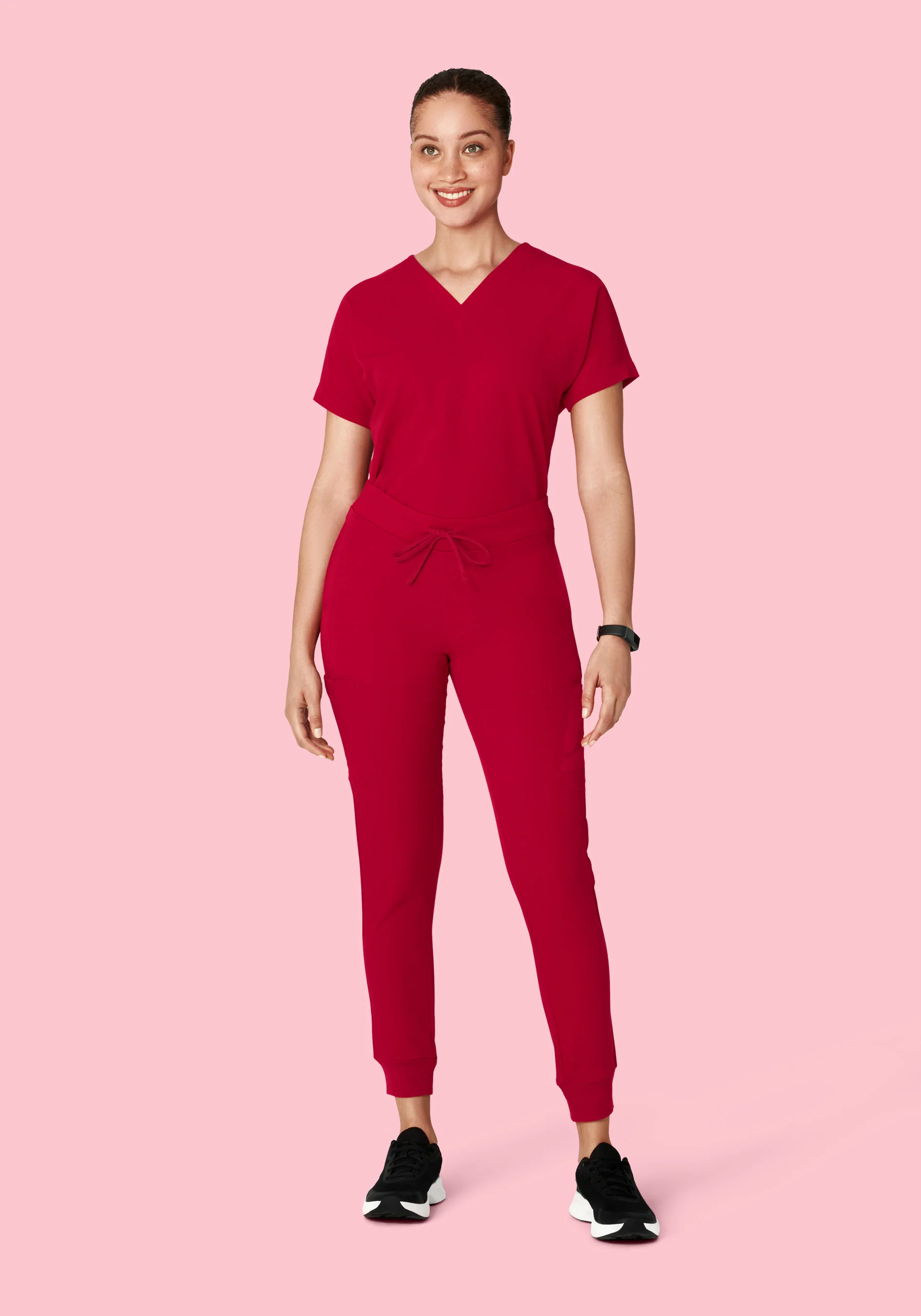 9 Pocket Joggers Crimson - Image 4