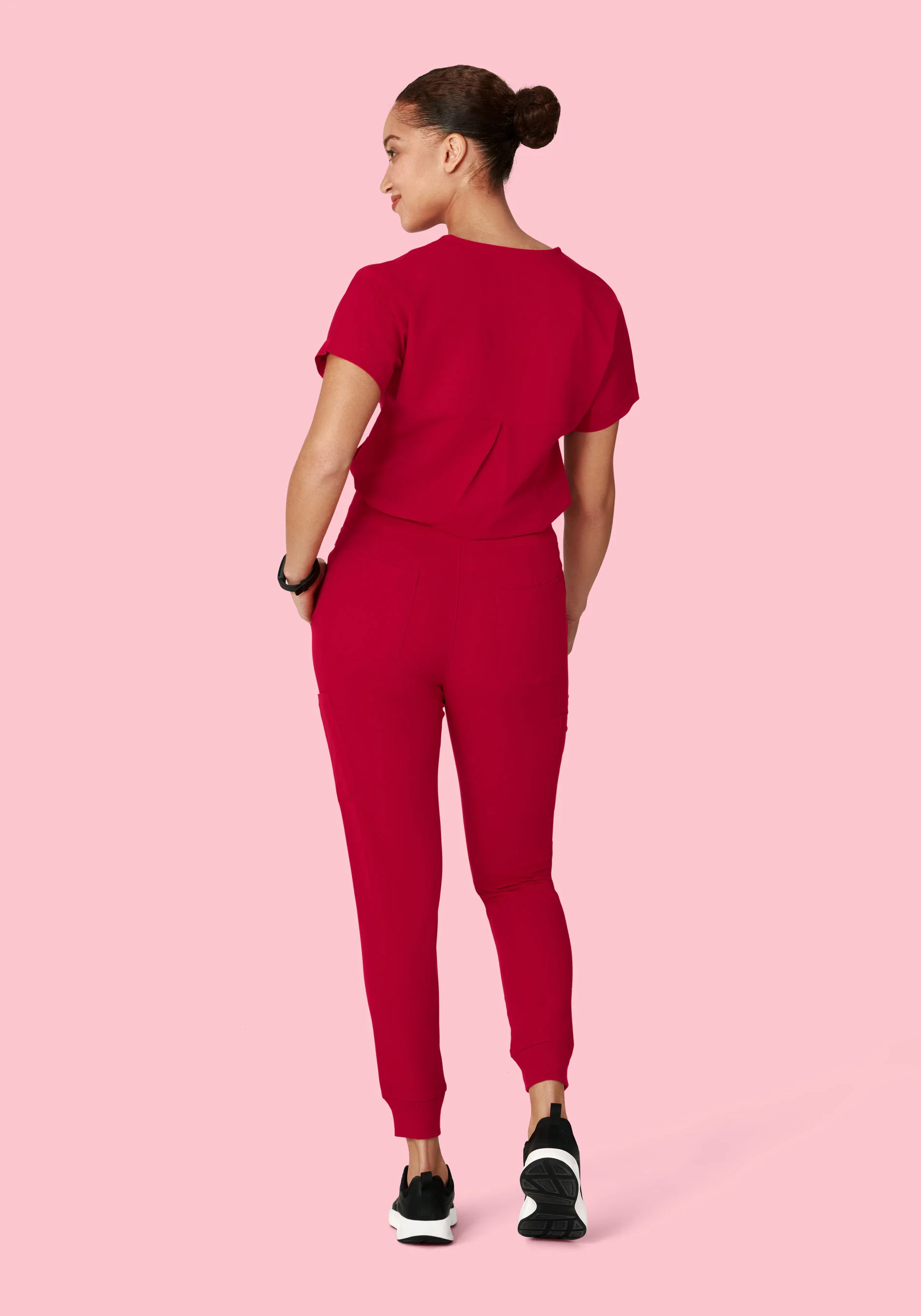 9 Pocket Joggers Crimson - Image 5