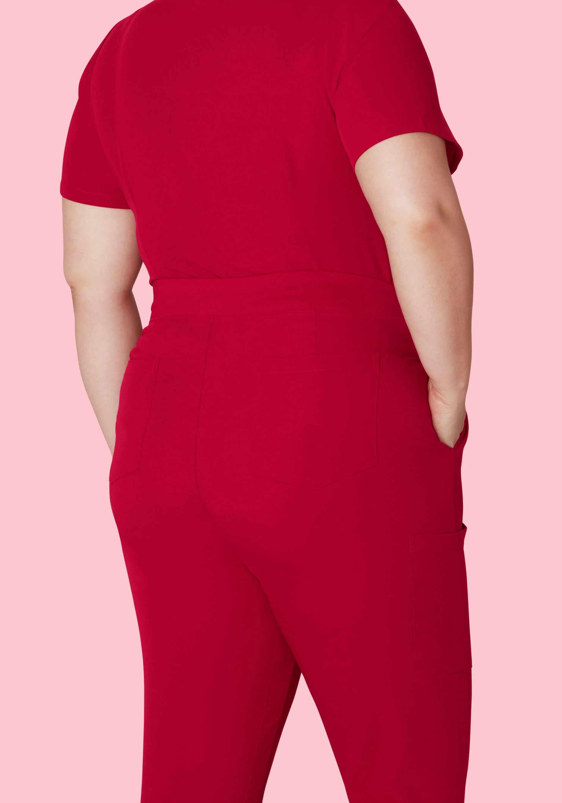 9 Pocket Joggers Crimson - Image 8